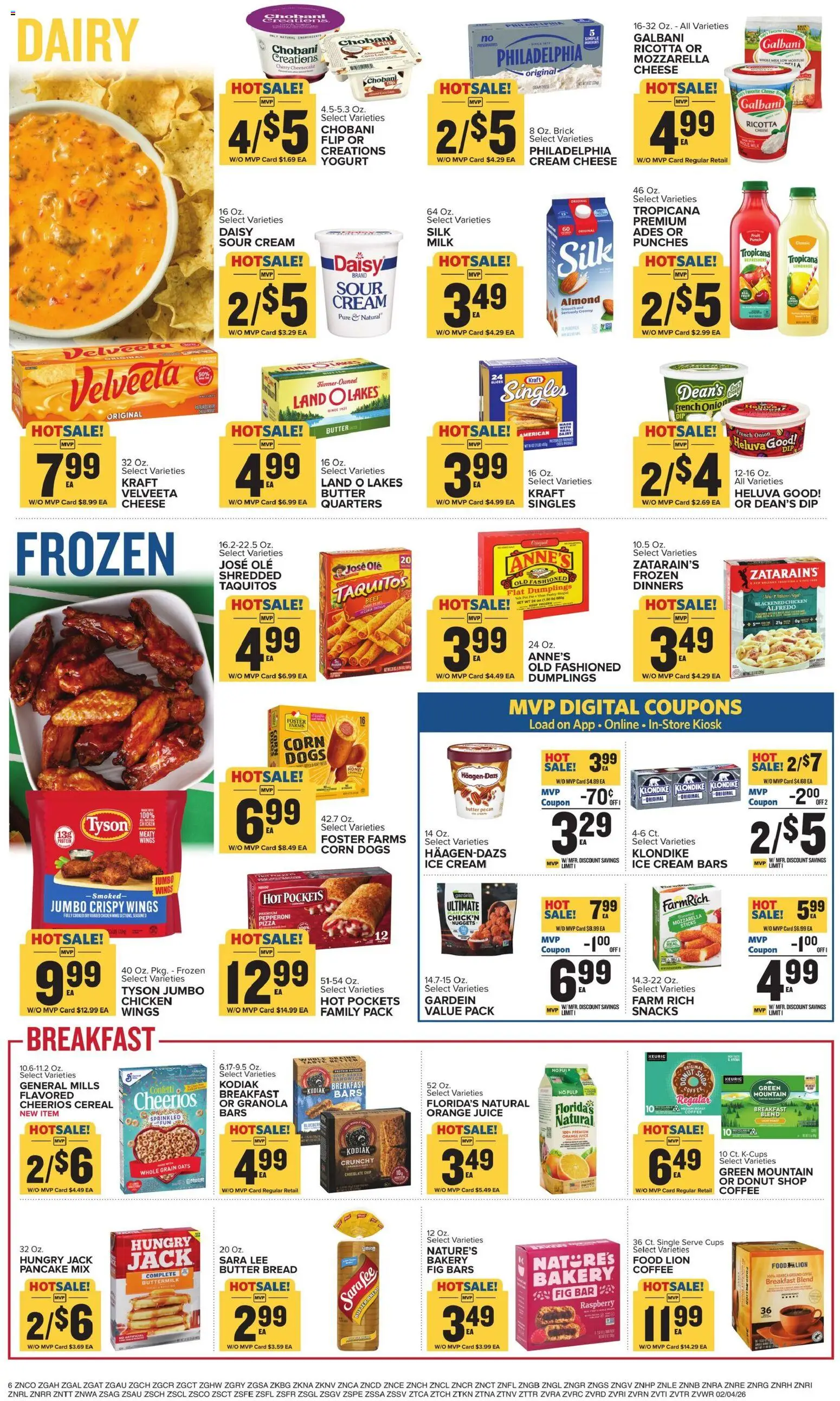 Food Lion Weekly Ad - valid from 04.02.2026 | Page: 11 | Products: Yogurt, Sour cream, Raspberry, Onion