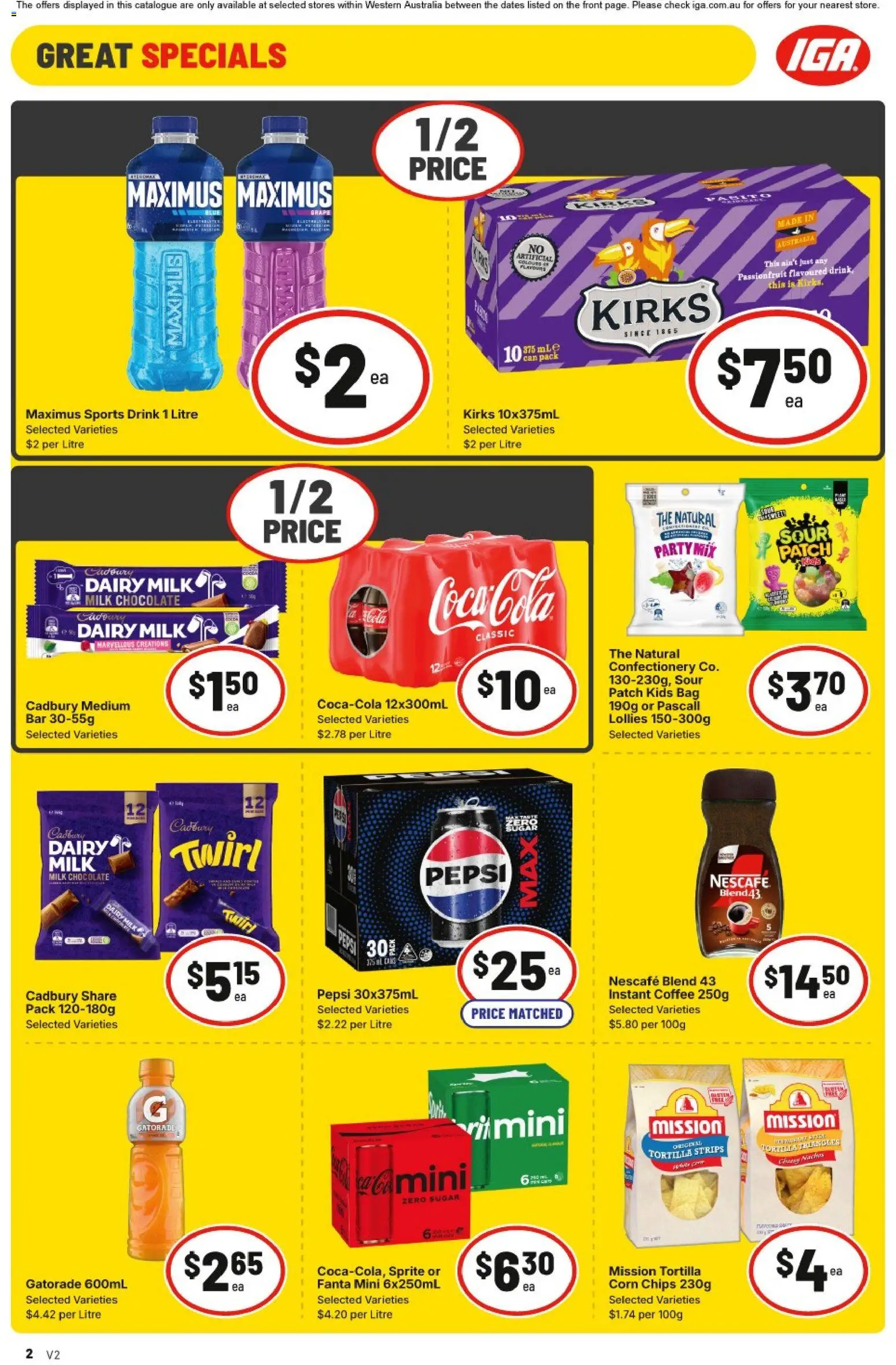 IGA catalogue - valid from 07.01.2026 | Page: 2 | Products: Honey, Deodorant, Antiperspirant, Dog food