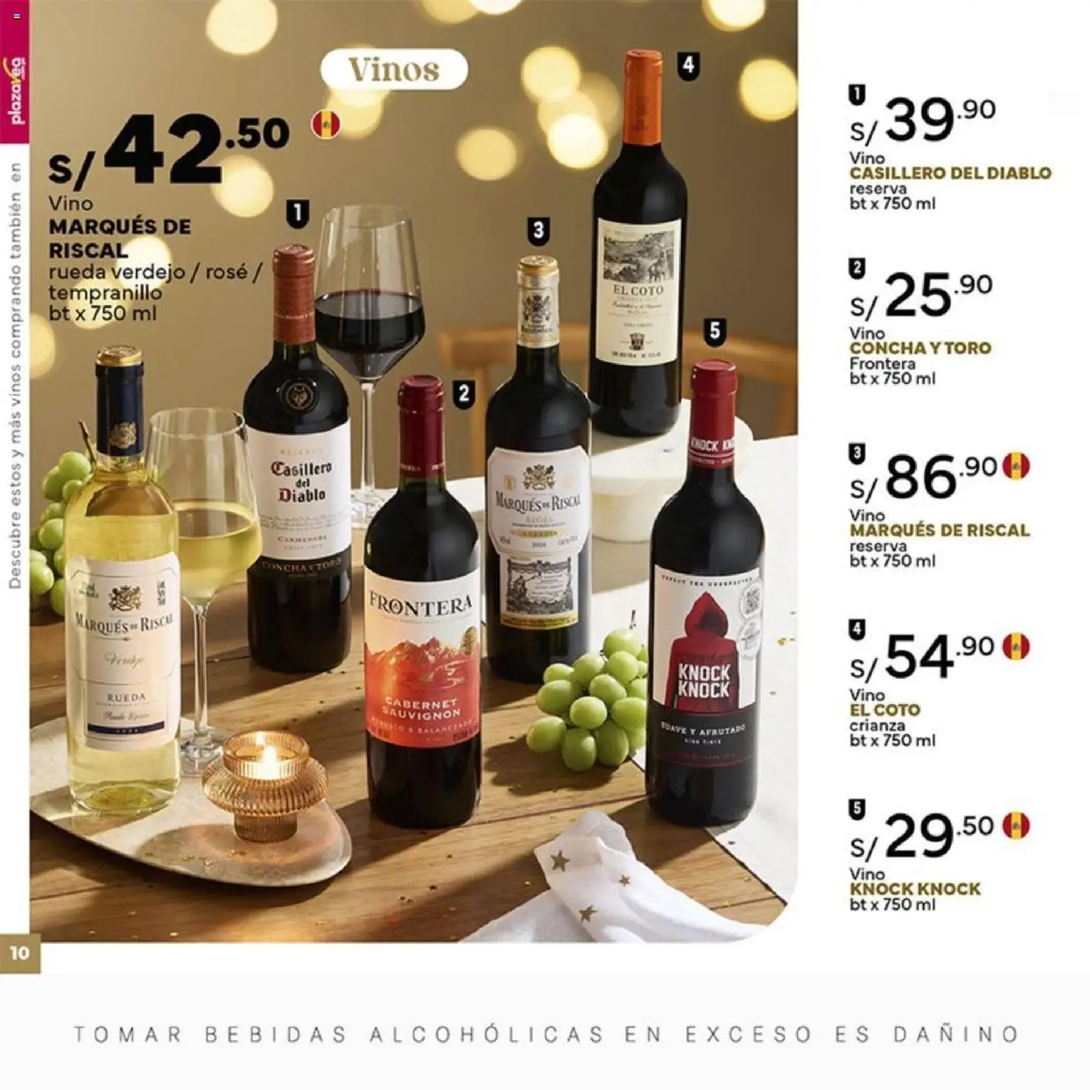 Catálogo Plaza Vea válido desde 26.12.2025 | Página: 10 | Productos: Vino