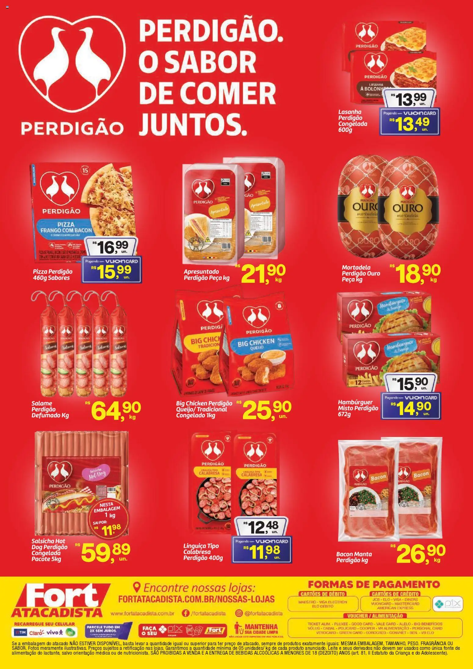 Fort Atacadista Folheto - válido de 09.04.2026 | Página: 2 | Produtos: Fragrância, Queijo, Mortadela, Lasanha