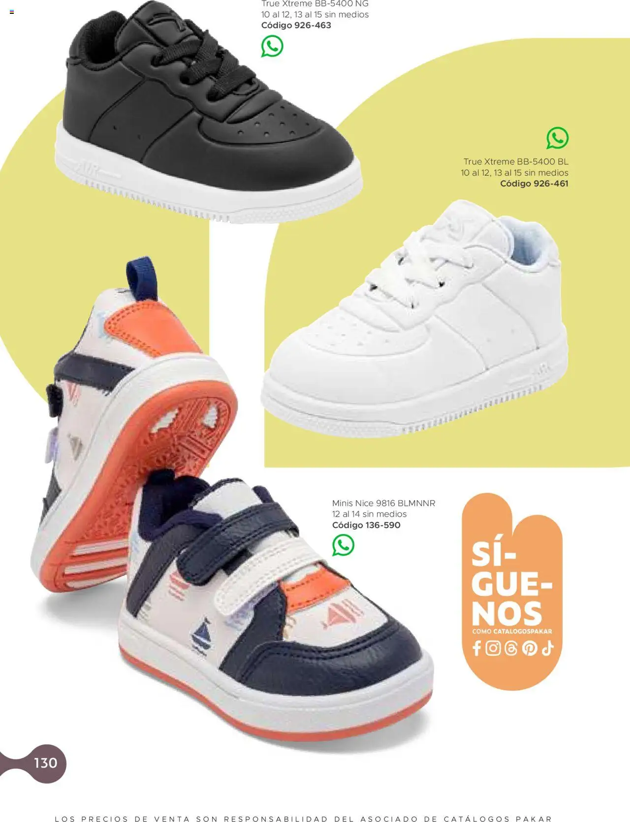 Nuevas ofertas de SC Pakar válidas en toda la República Mexicana desde el 24.07.2025. ¡Encuentra las mejores ofertas en SC Pakar - Catálogo Nino otoño / invierno! | Página: 130