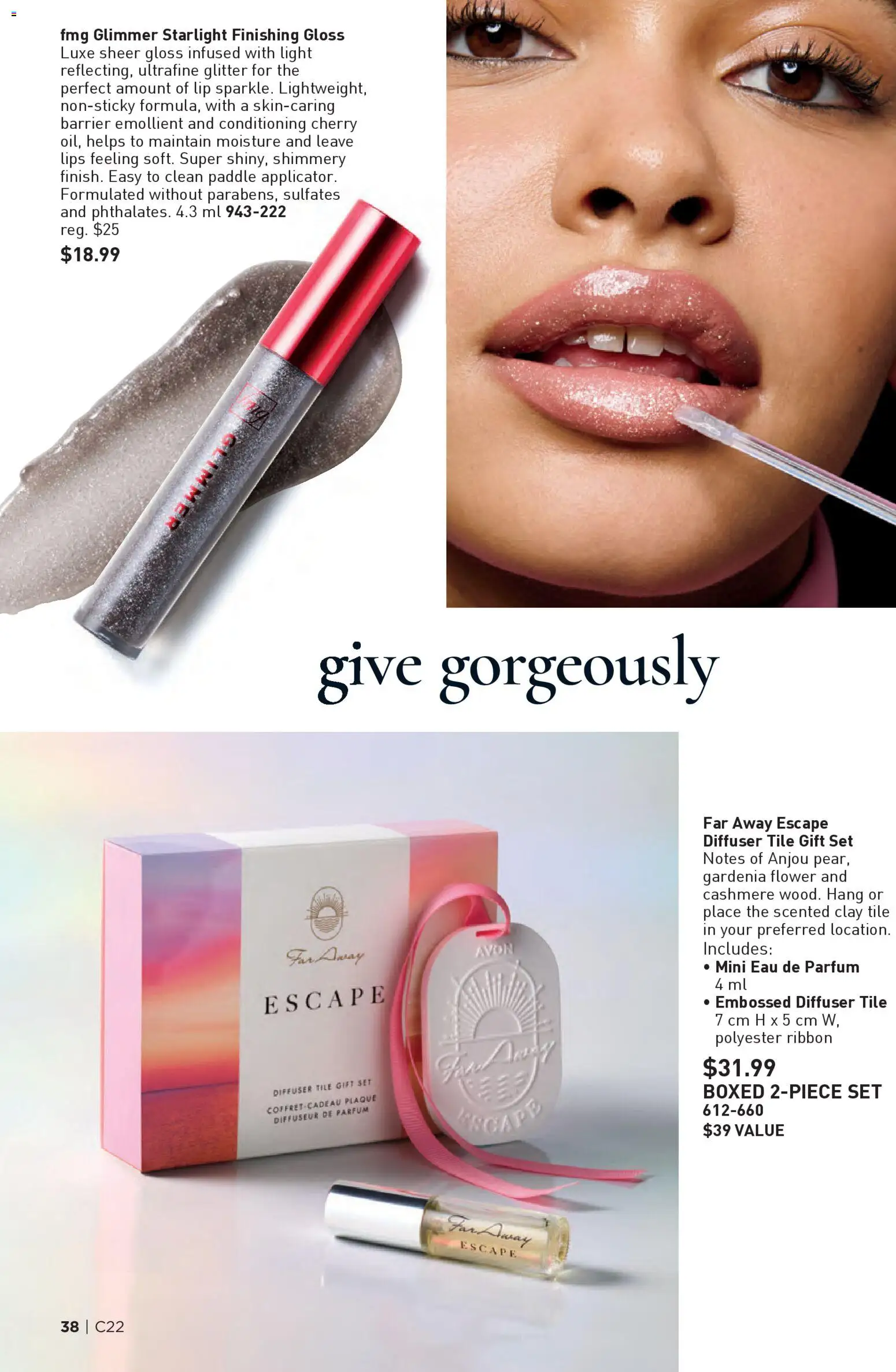 Avon flyer valid from 23.10.2025 | Page: 38 | Products: Lip gloss