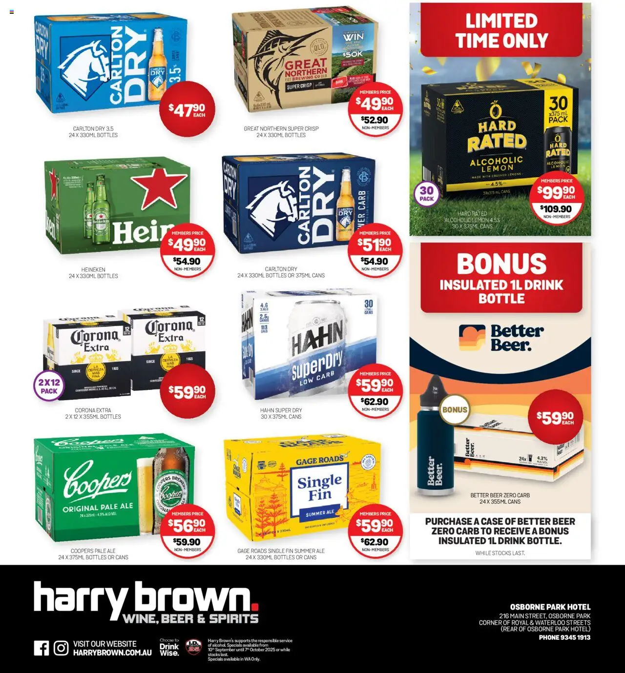 Harry Brown catalogue - valid from 10.09.2025 | Page: 12 | Products: Beer, Lemon, Phone, Case