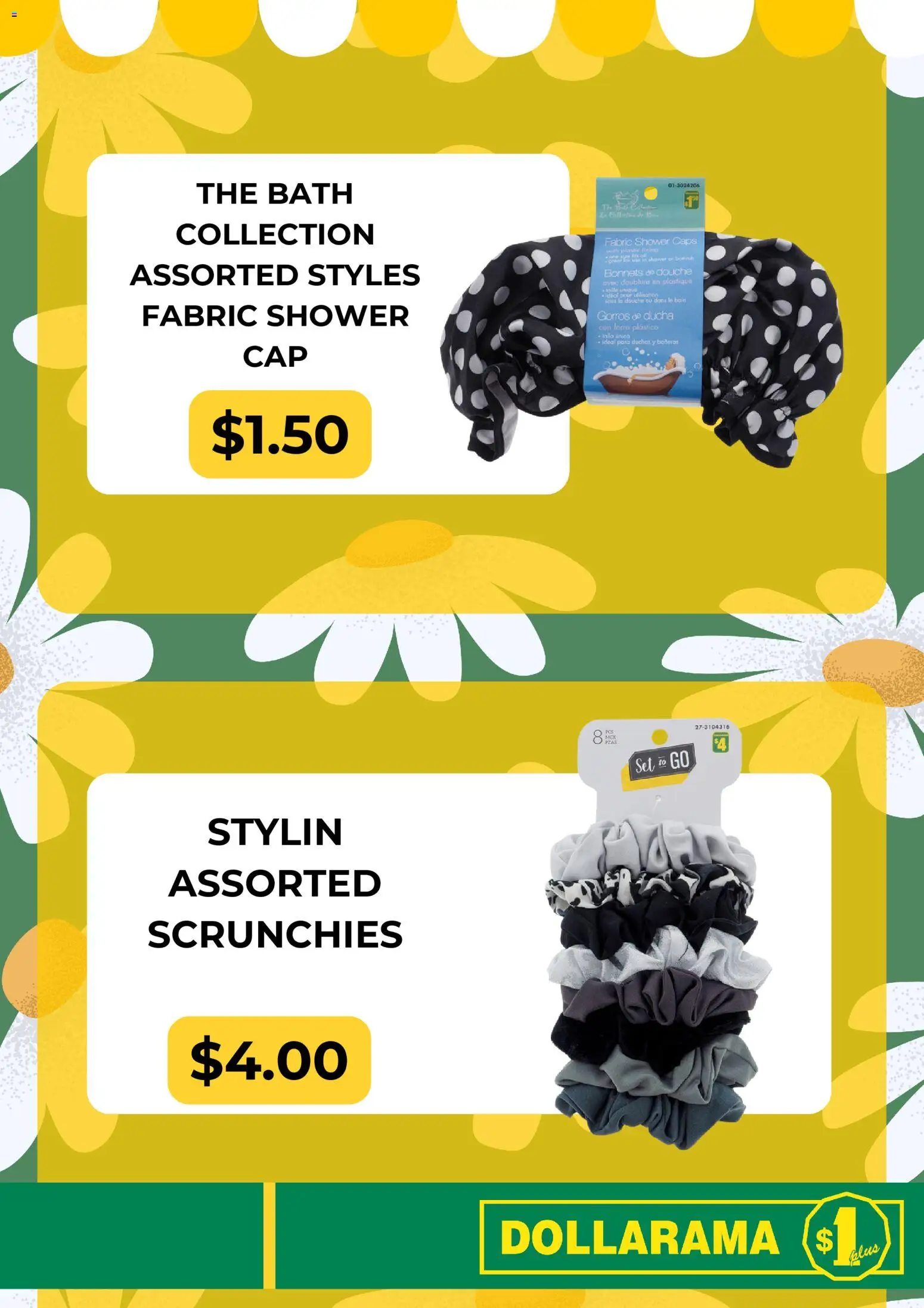 Dollarama flyer valid from 15.04.2026 | Page: 3 | Products: Bath, Shower