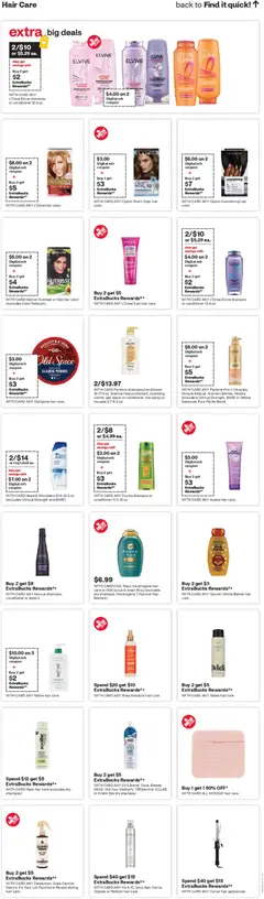 Preview of CVS Pharmacy weekly ads valid from 12.04.2026 | Page: 12 | Products: Conditioner, Hair spray, Hair conditioner, Hair color