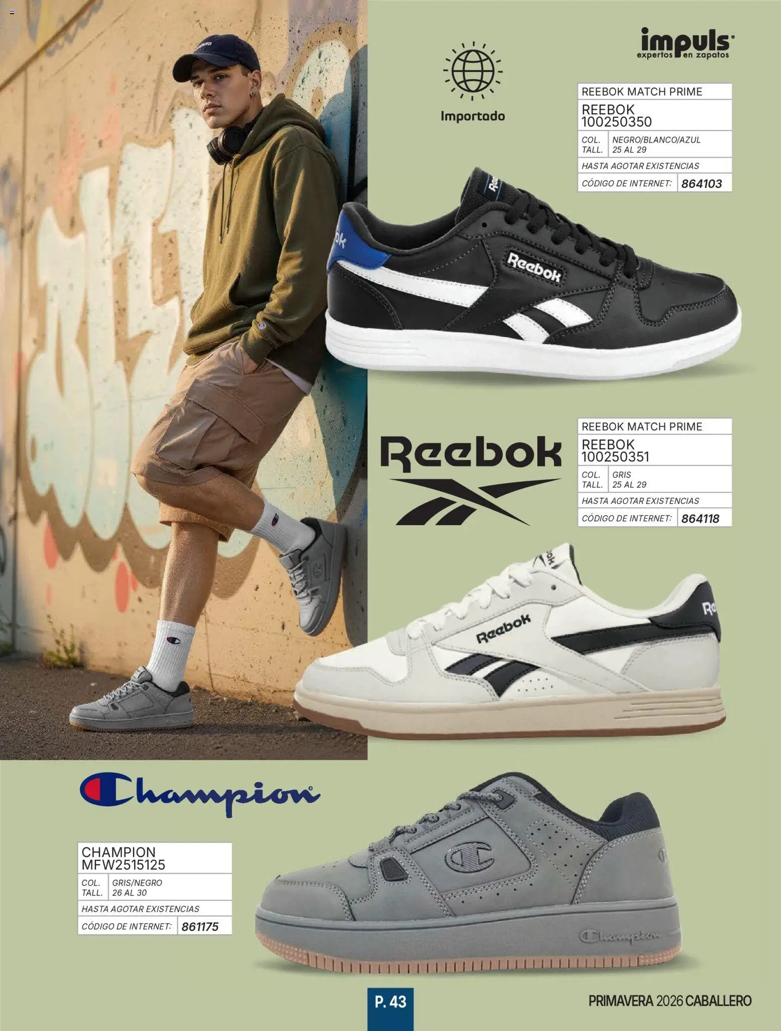 Nuevas ofertas de Impuls válidas en toda la República Mexicana desde el 01.01.2026. ¡Encuentra las mejores ofertas en Impuls catálogo Caballero! | Página: 45 | Productos: Zapatos