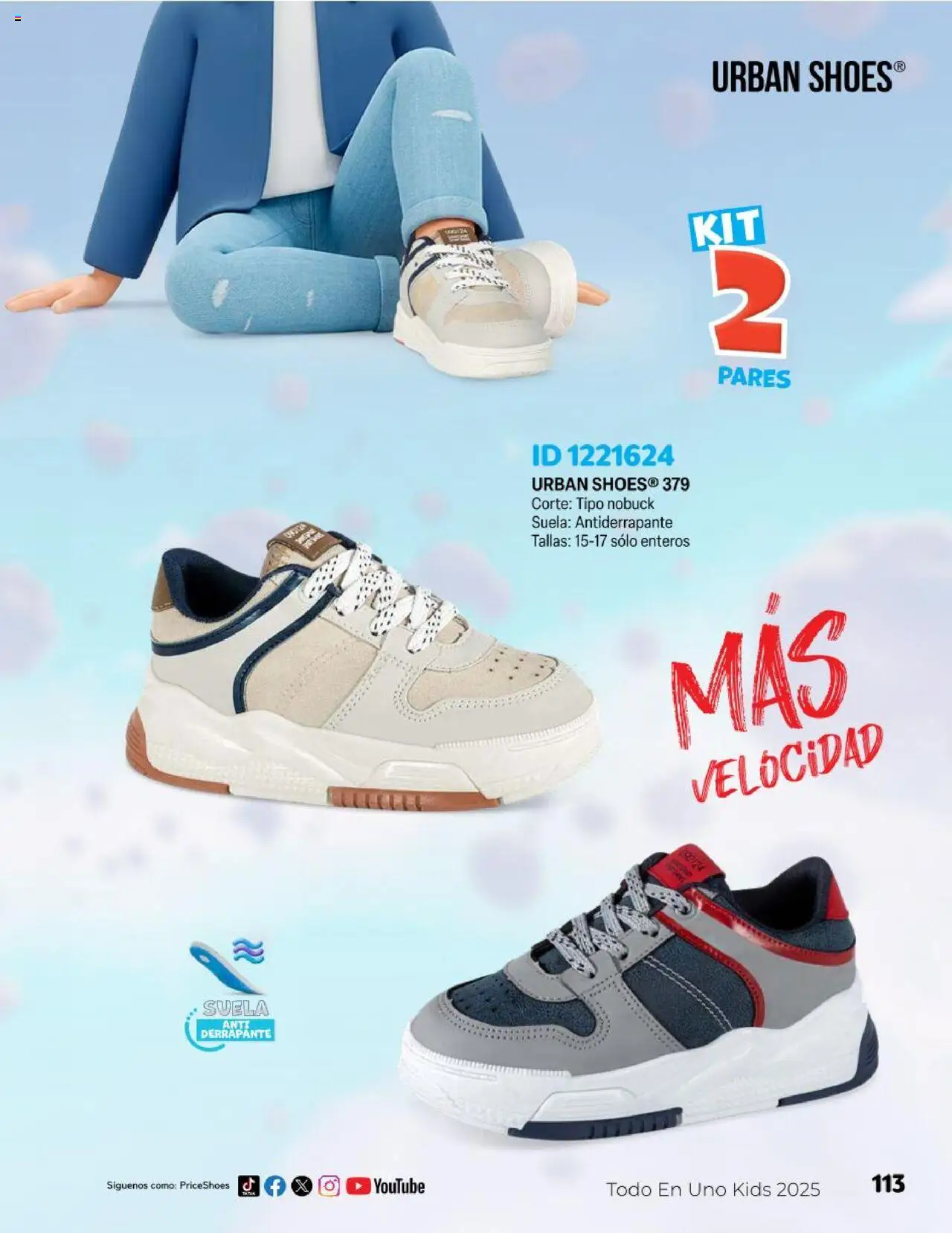 Nuevas ofertas de Price Shoes válidas en toda la República Mexicana desde el 23.04.2025. ¡Encuentra las mejores ofertas en Price Shoes catálogo Kids! | Página: 113
