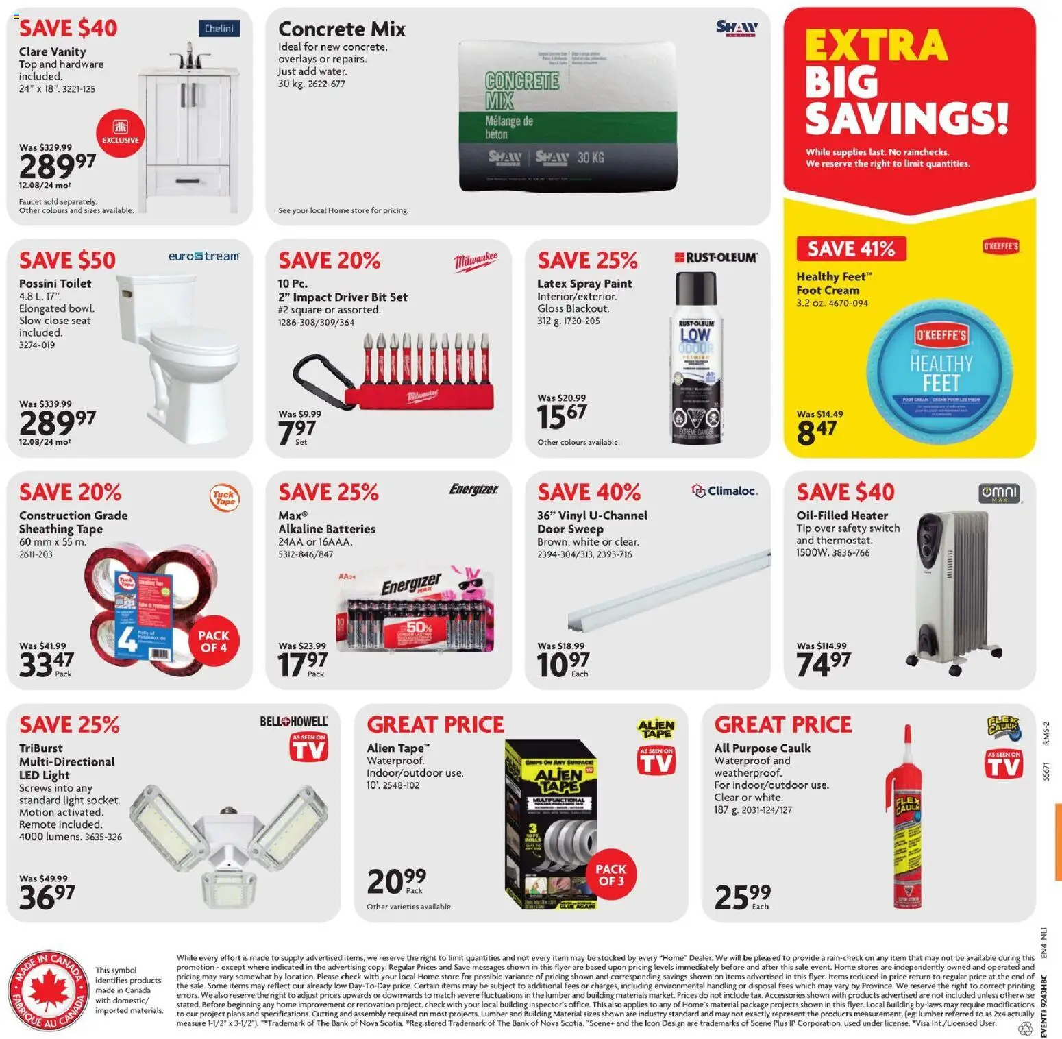Home Hardware flyer valid from 23.10.2025 | Page: 2 | Products: Cream