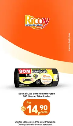 Ricoy - Ofertas Semanal - Pré-Visualização do folheto da loja Ricoy, válido de 14.02.2026 | Página: 1