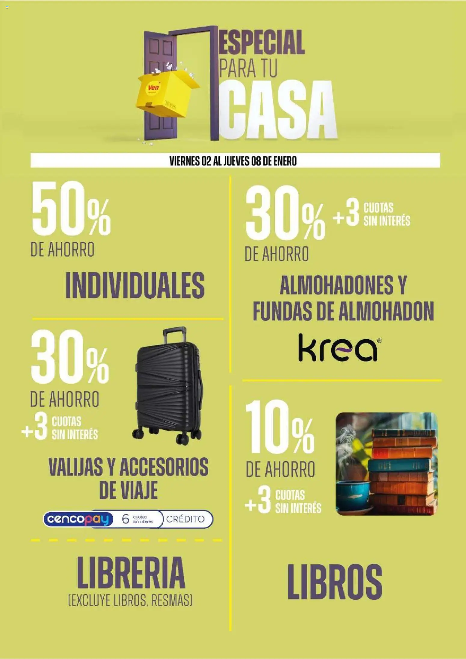 Vea - Ofertas especial para tu casa │ válido desde el 02.01.2026 | Página: 10 | Productos: Almohadon