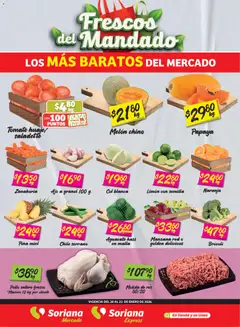 Vista previa de Soriana - Frescos del Mandado Mercado: Nuevo León, nuevo folleto de la tienda, válido en México a partir del 20.01.2026