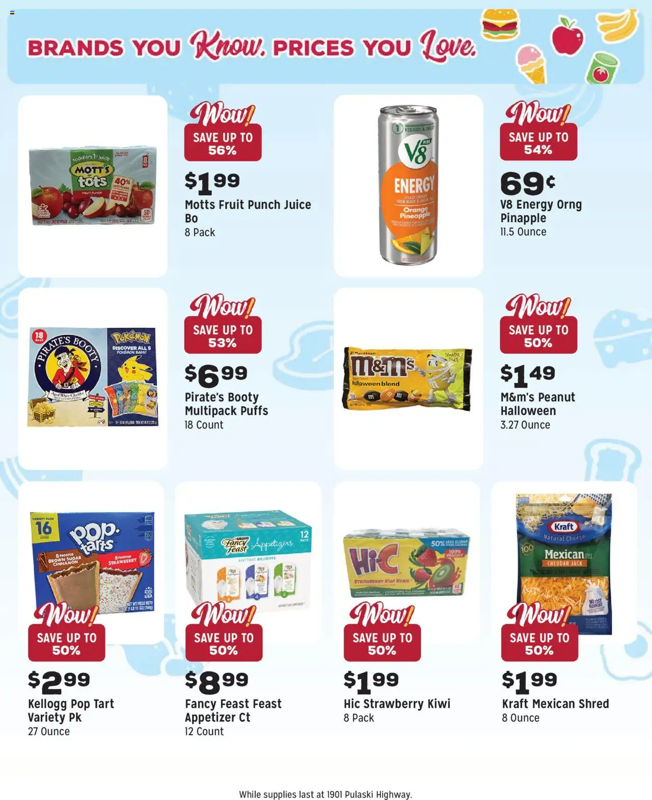 Grocery Outlet Weekly Ad - MD - valid from 15.10.2025 | Page: 11 | Products: Cheese, Juice, Pineapple, Kiwi