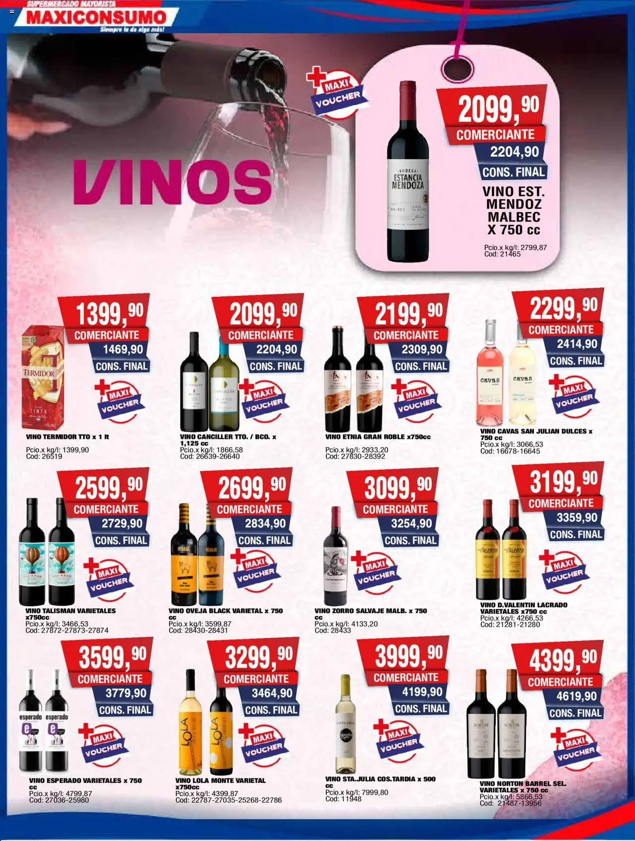 Maxiconsumo ofertas │ válido desde el 29.09.2025 | Página: 17 | Productos: Vino, Té