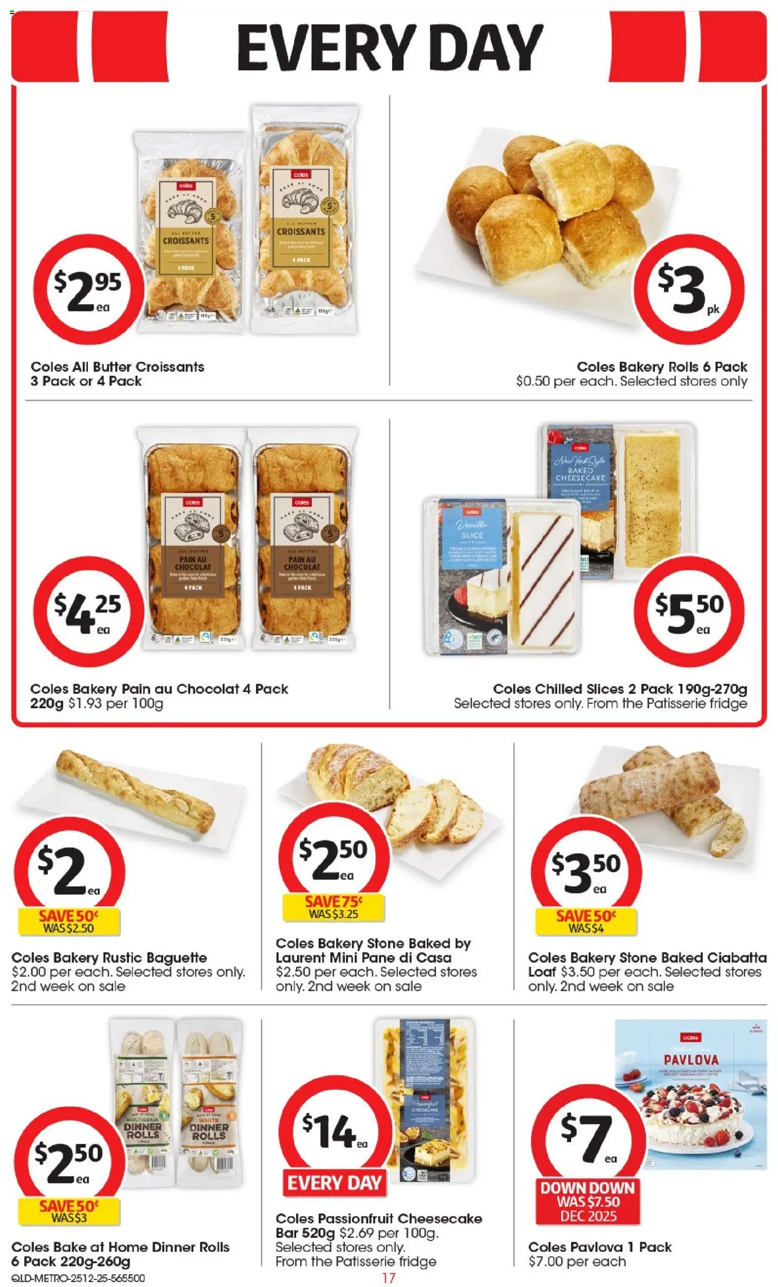 Coles catalogue - valid from 25.12.2025 | Page: 18 | Products: Butter, Pavlova, Fridge, Bakery