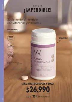 Oriflame ofertas  válido desde el 28.03.2026 | Página: 100 | Productos: Vitaminas