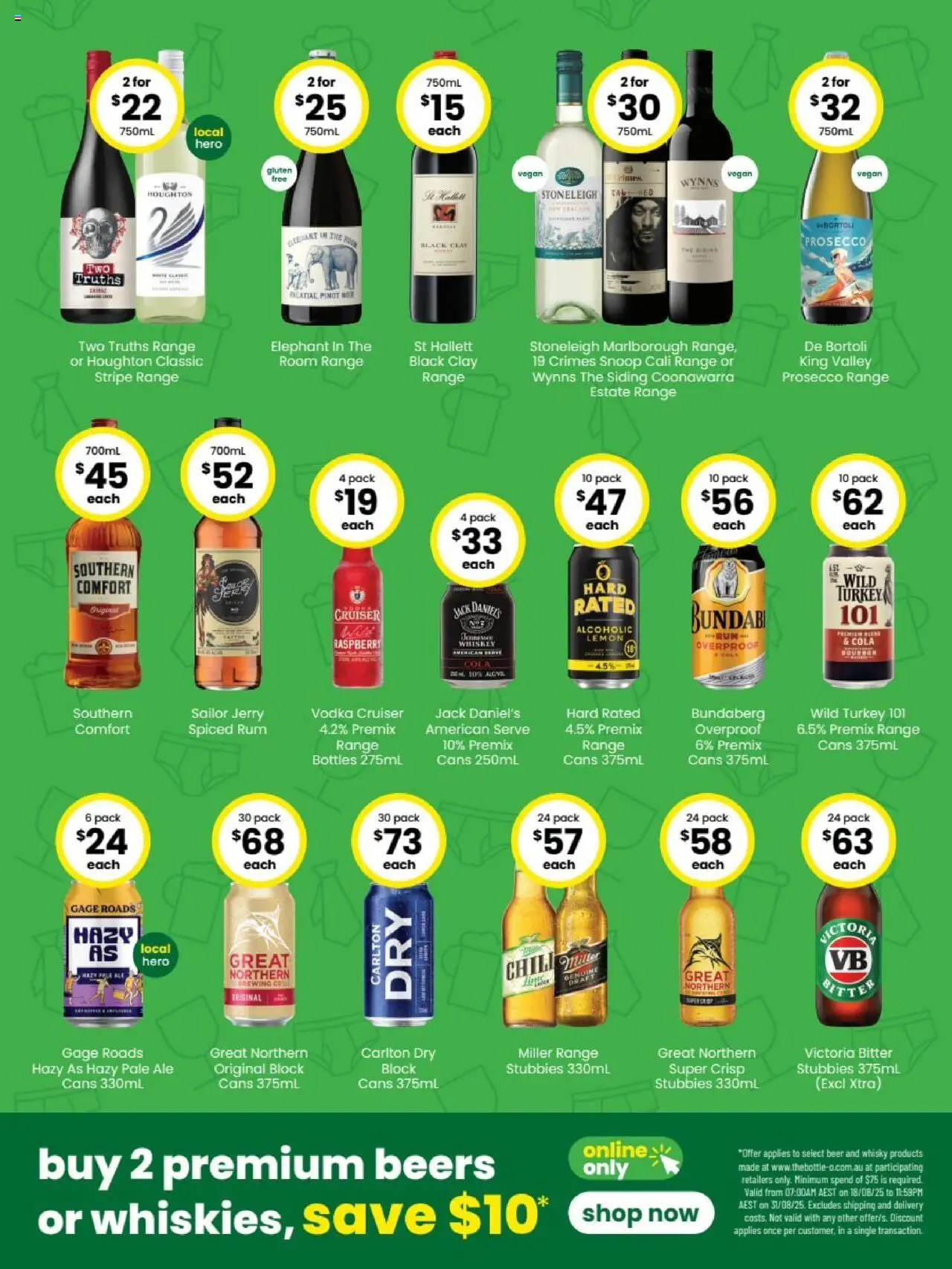 The Bottle-O catalogue - valid from 18.08.2025 | Page: 3 | Products: Vodka, Whiskey, Turkey, Clay