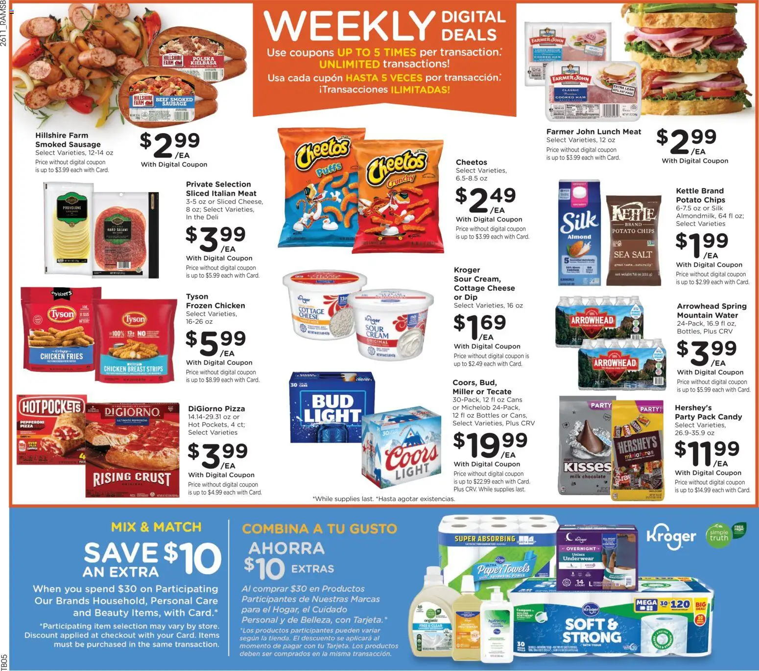 Ralphs Weekly Ad - valid from 15.04.2026 | Page: 2 | Products: Chocolate, Ham, Salt, Kettle