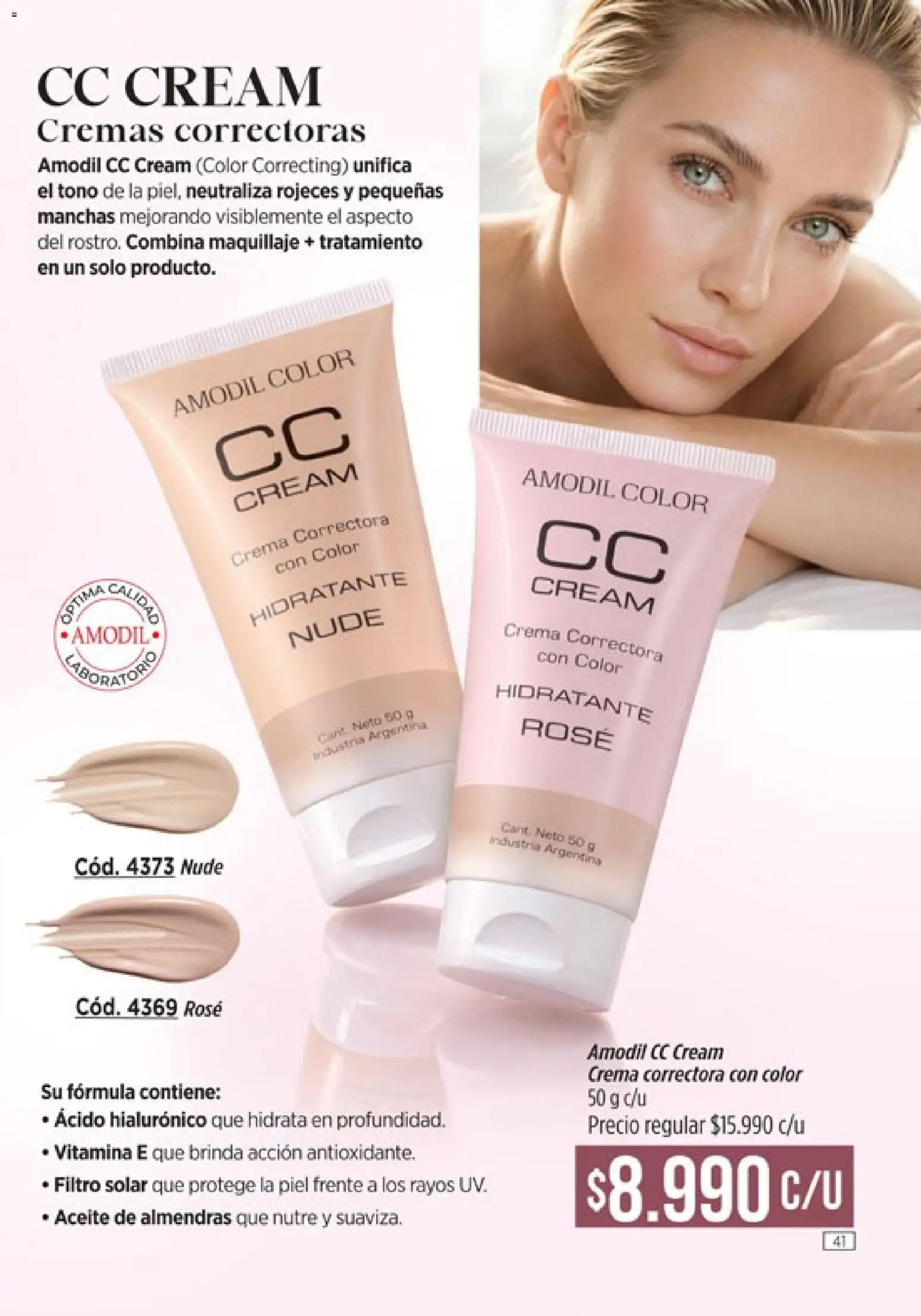 Amodil - Campaña 8 │ válido desde el 08.04.2026 | Página: 41 | Productos: Almendras, Aceite, Maquillaje, Crema