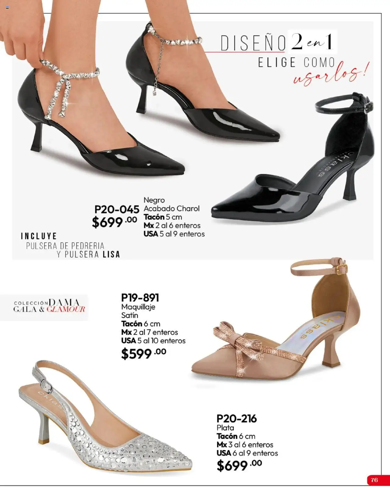 Nuevas ofertas de Cklass válidas en toda la República Mexicana desde el 16.09.2025. ¡Encuentra las mejores ofertas en Cklass - Catálogo Invierno Calzado! | Página: 77 | Productos: Pulsera, Maquillaje