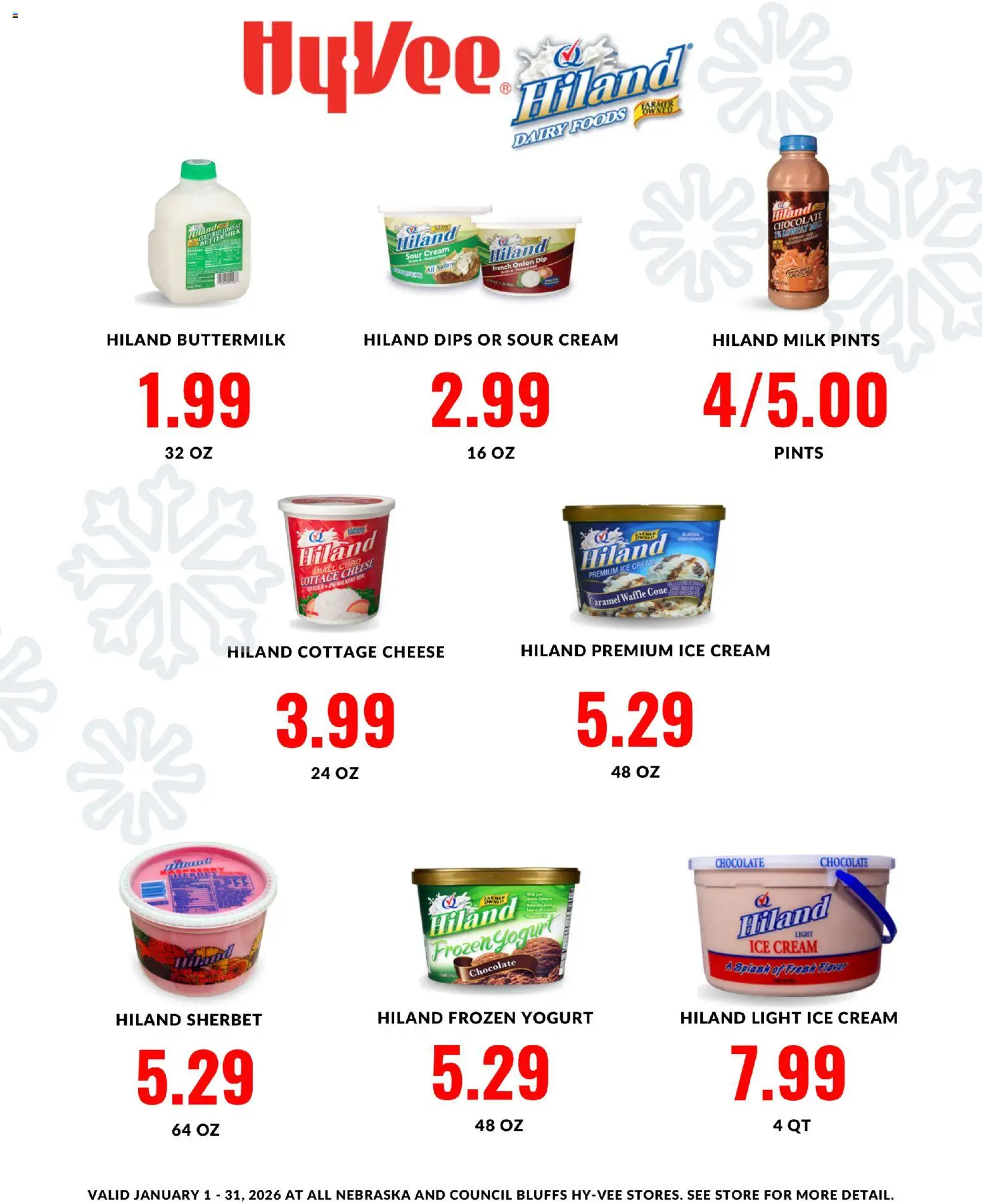 HyVee Hiland Monthlong Ad - valid from 01.01.2026 | Page: 1