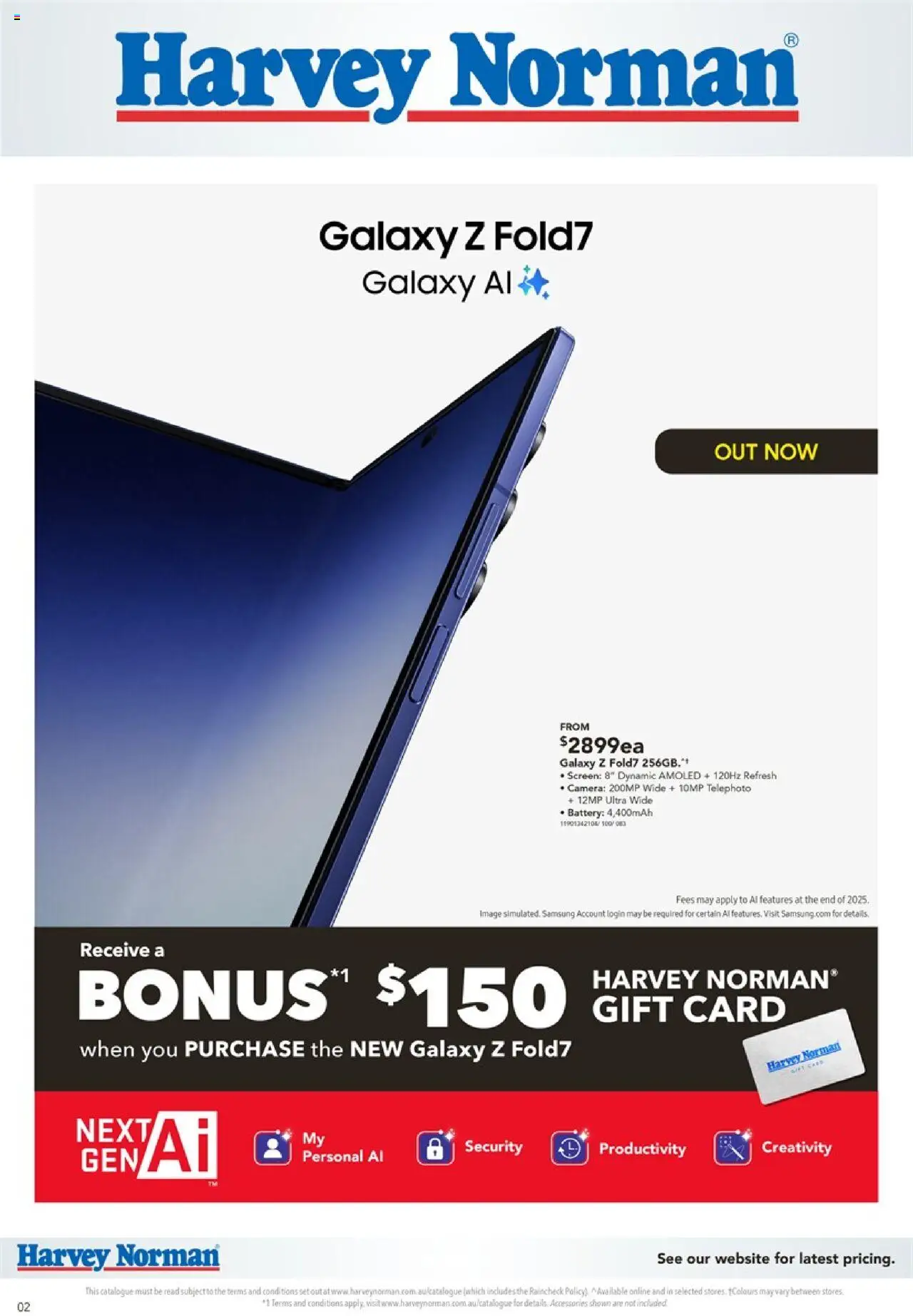 Harvey Norman catalogue - valid from 01.08.2025 | Page: 2 | Products: Battery, Accessories, Camera, Screen