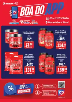 Mateus ofertas Boa do App - Pré-Visualização do folheto da loja Mateus, válido de 05.03.2026