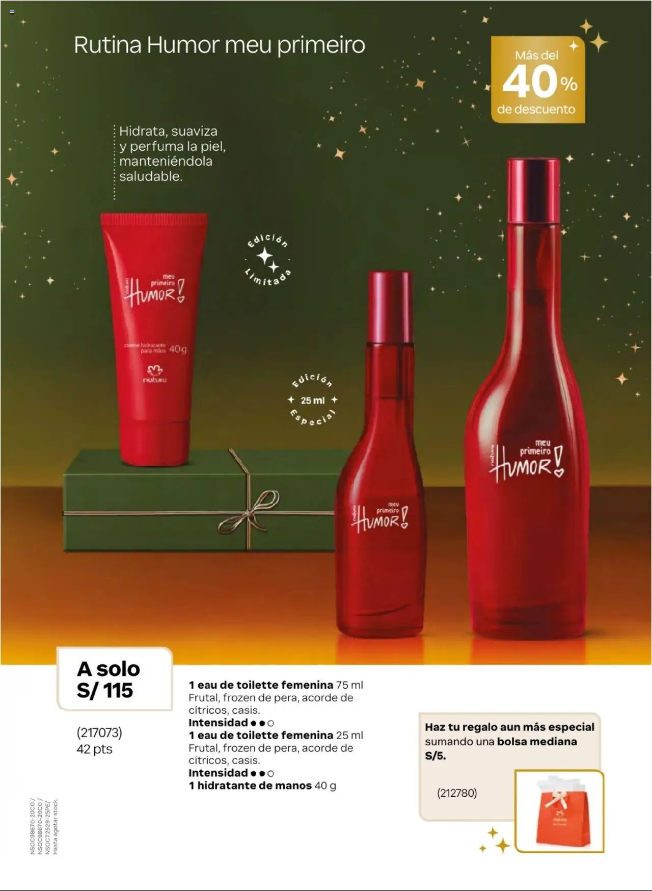 Catálogo Natura válido desde 03.10.2025 | Página: 20 | Productos: Bolsa, EAU de Toilette