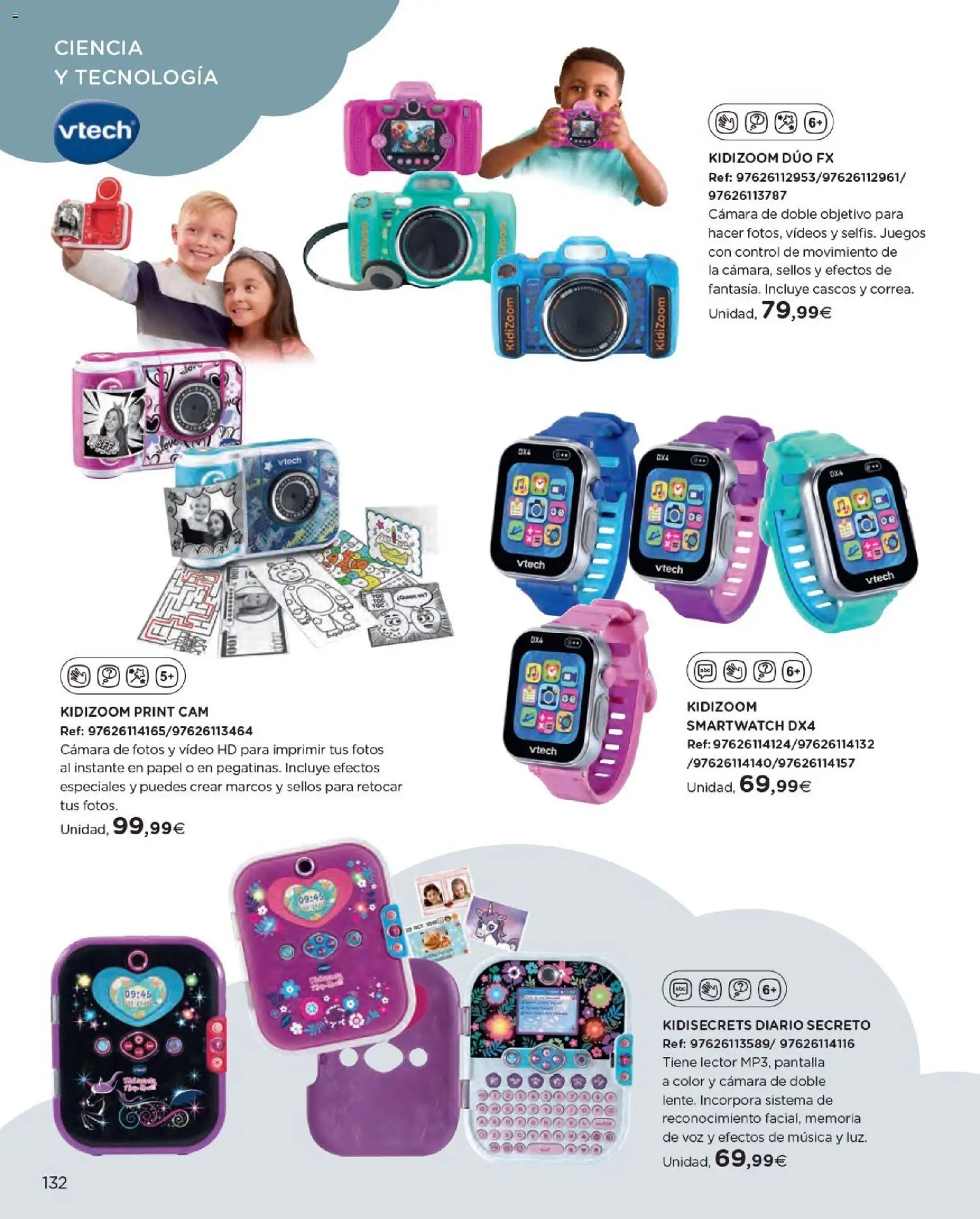 Nuevas ofertas de El Corte Inglés válidas en toda la República Mexicana desde el 27.10.2025. ¡Encuentra las mejores ofertas en El Corte Inglés catálogo Juguetes! | Página: 132 | Productos: Cámara, Video