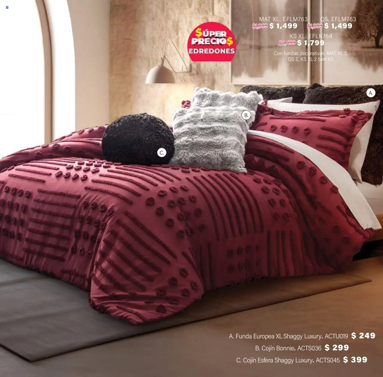 Nuevas ofertas de Colchas Concord válidas en toda la República Mexicana desde el 01.08.2025. ¡Encuentra las mejores ofertas en Colchas Concord - Catálogo! | Página: 242 | Productos: Funda