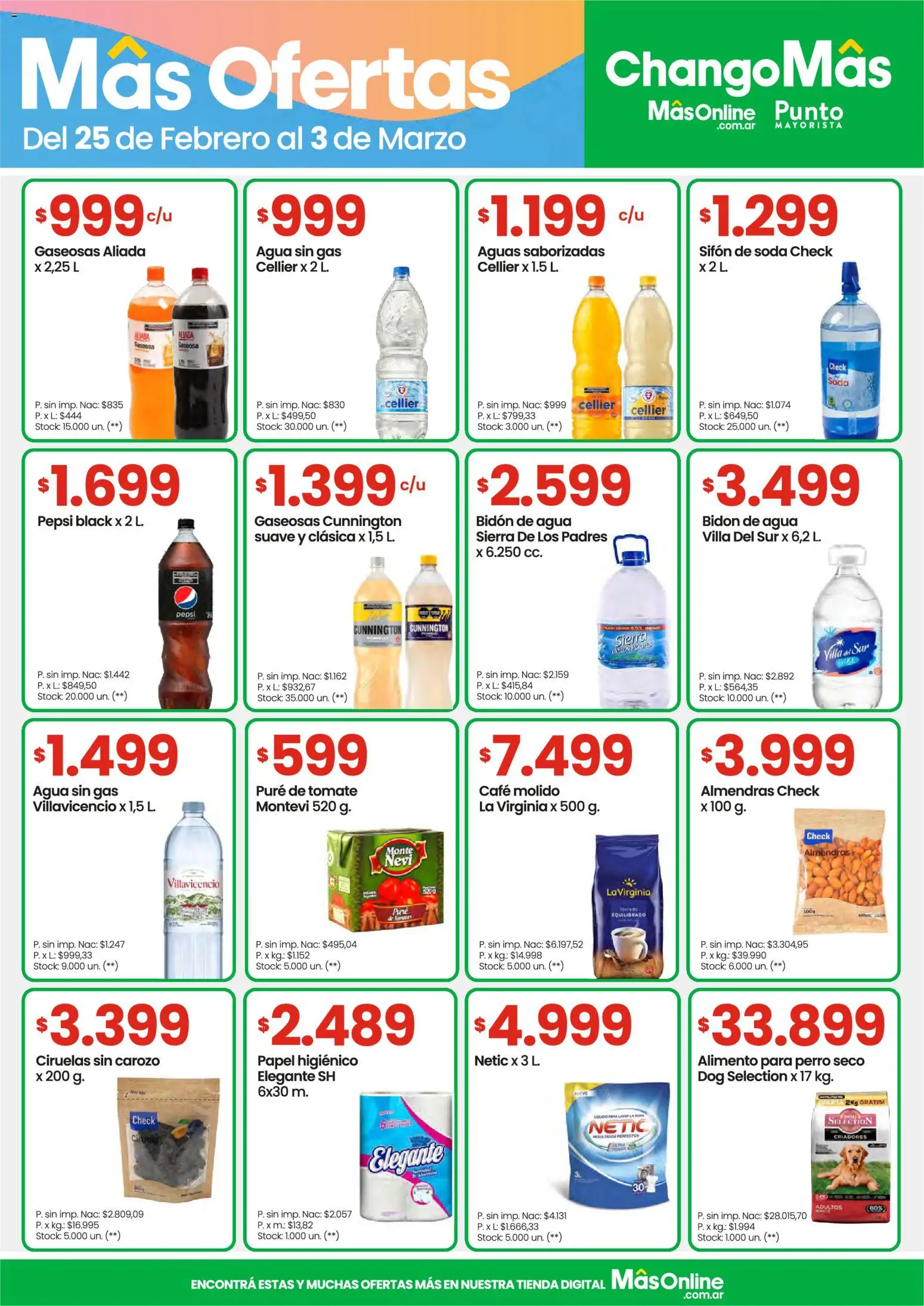 Punto Mayorista catálogo │ válido desde el 25.02.2026 | Página: 7 | Productos: Tomate, Agua, Pure de Tomate, Sierra