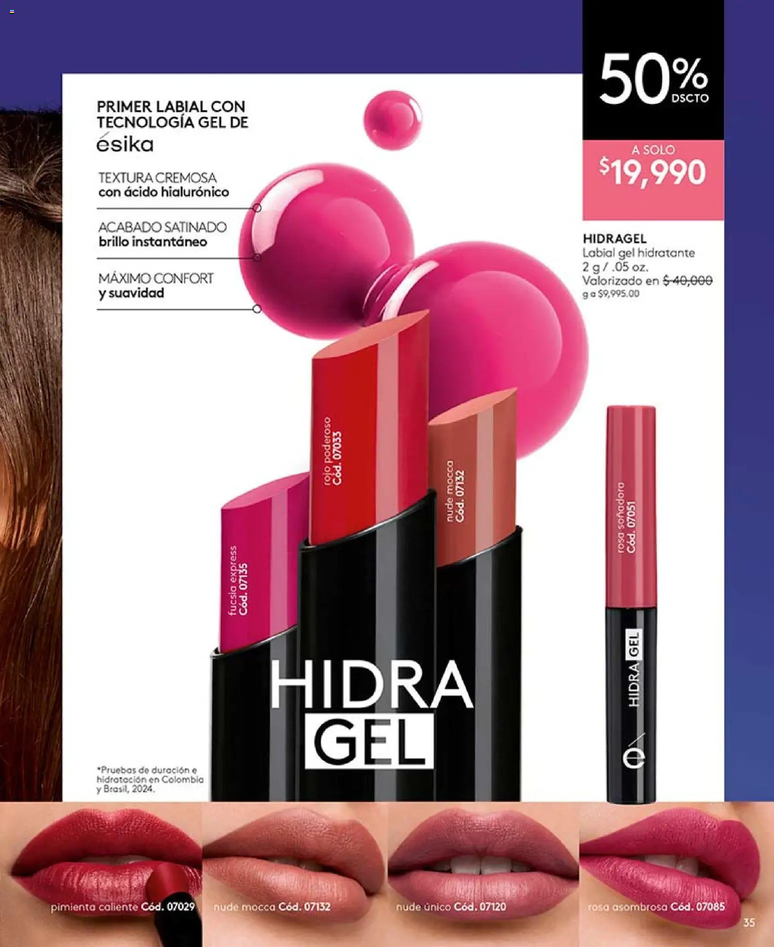 Ésika revista - valida desde el 24.04.2026 | Página: 35 | Productos: Pimienta, Brillo