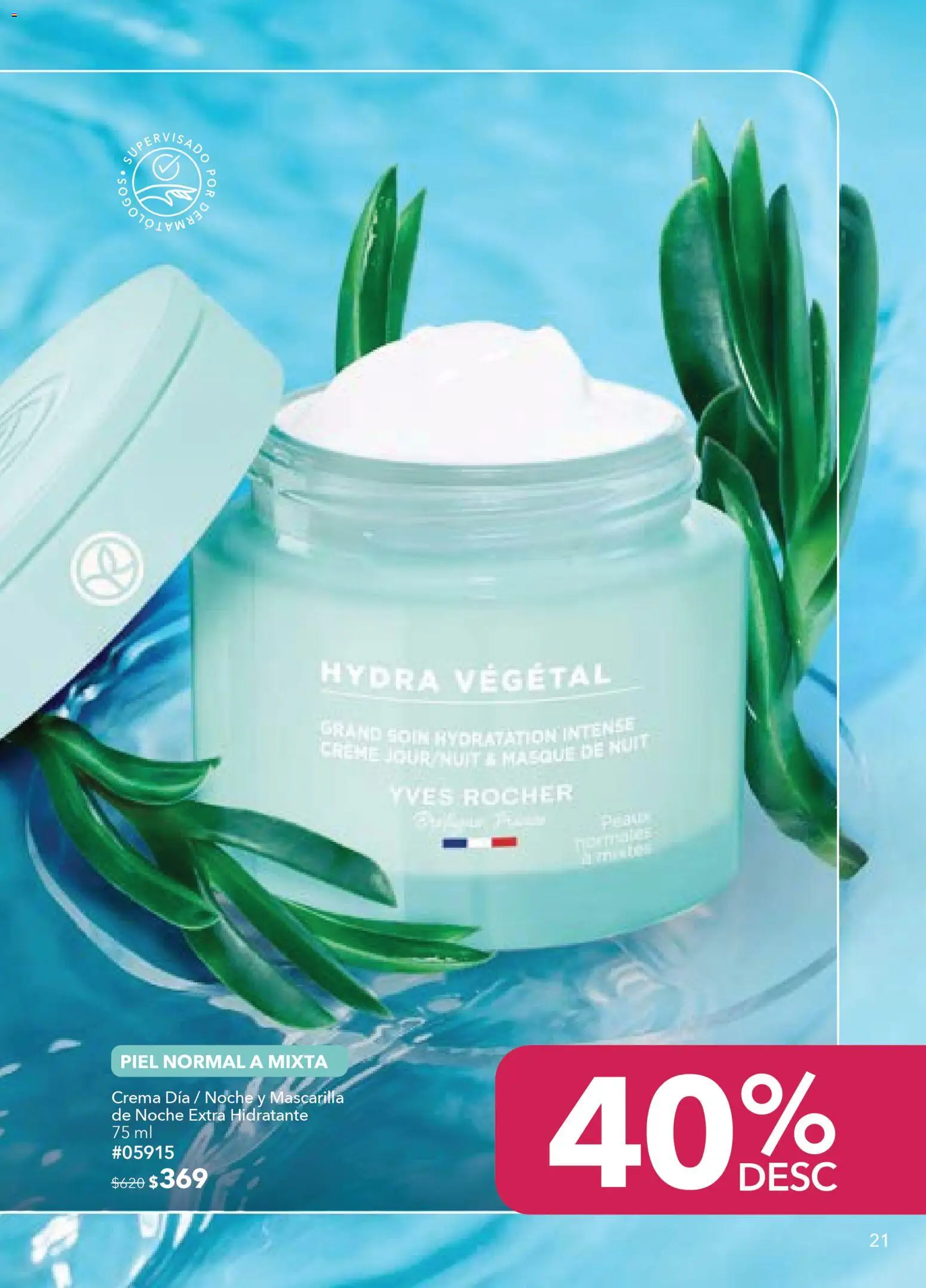 Nuevas ofertas de Yves Rocher válidas en toda la República Mexicana desde el 03.03.2026. ¡Encuentra las mejores ofertas en Yves Rocher campaña 4 2026! | Página: 21 | Productos: Crema, Mascarilla