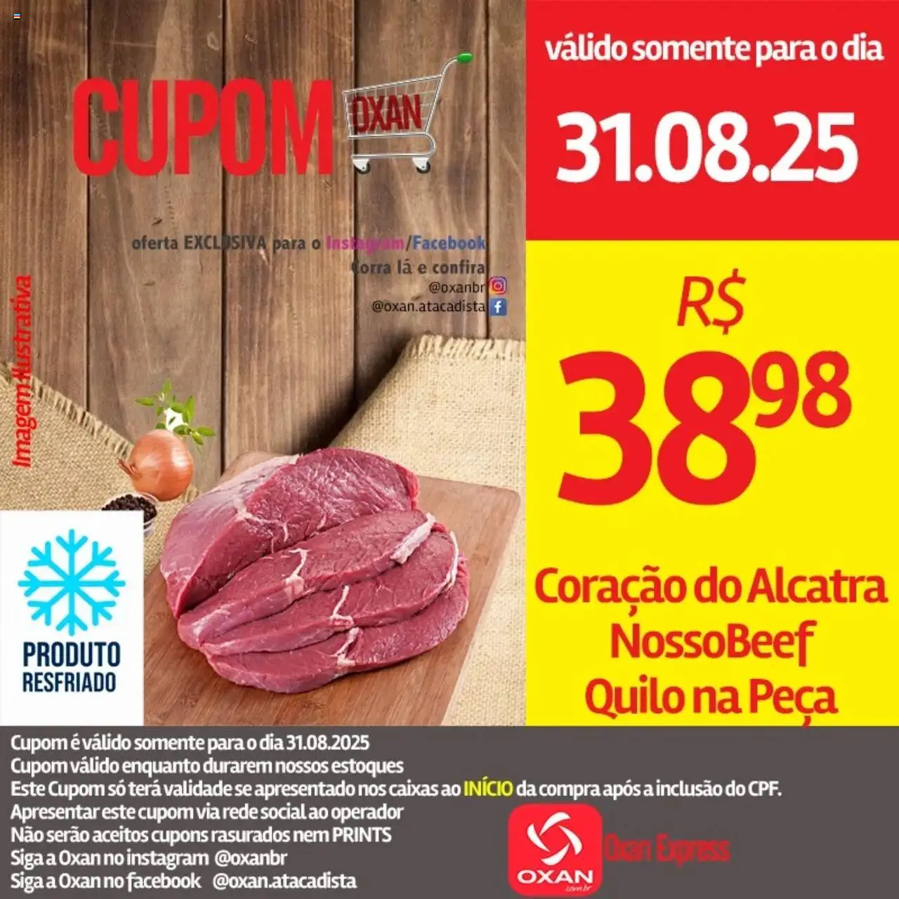 Oxan Atacadista Folheto - válido de 31.08.2025 | Página: 4 | Produtos: Alcatra