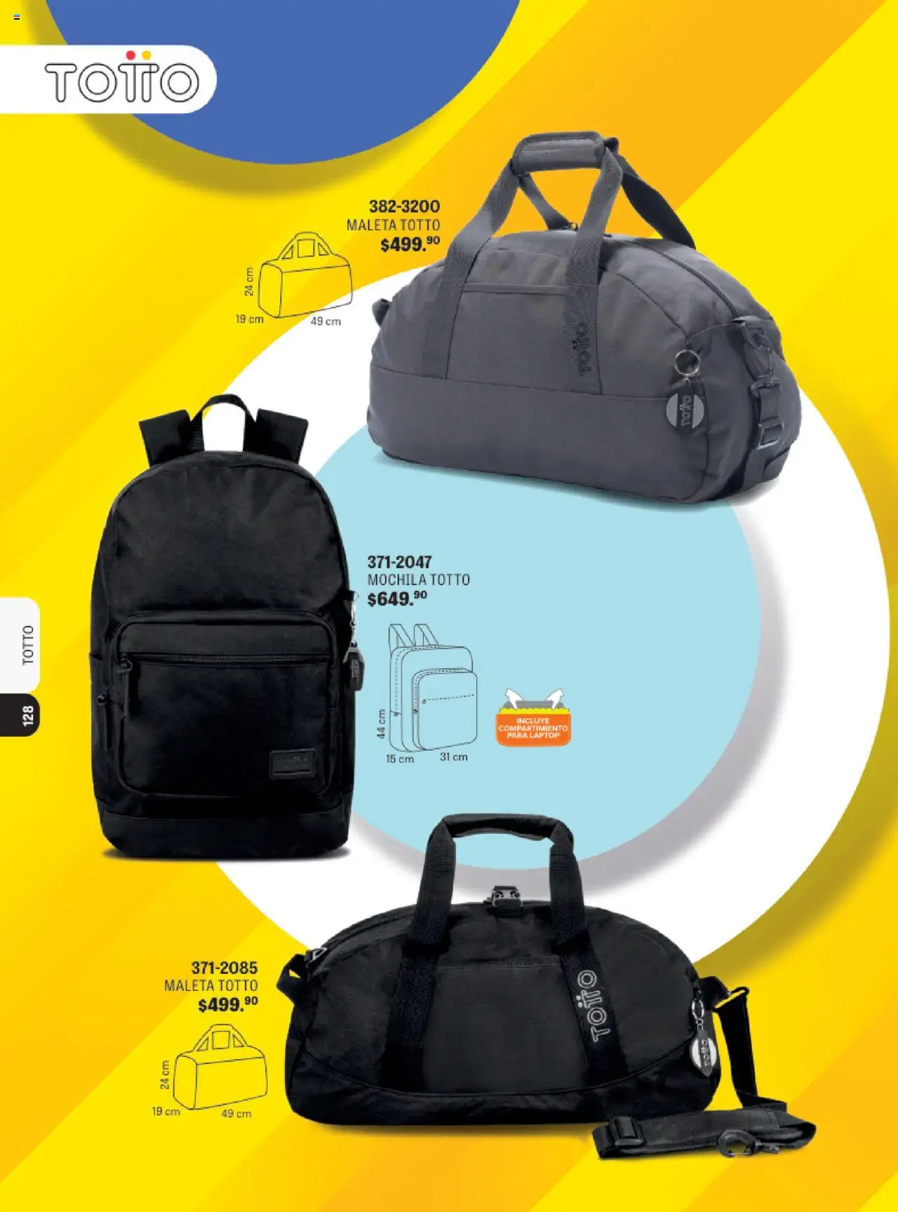Nuevas ofertas de Andrea válidas en toda la República Mexicana desde el 13.08.2025. ¡Encuentra las mejores ofertas en Andrea - Catálogo Andrea Sport! | Página: 125 | Productos: Mochila, Maleta