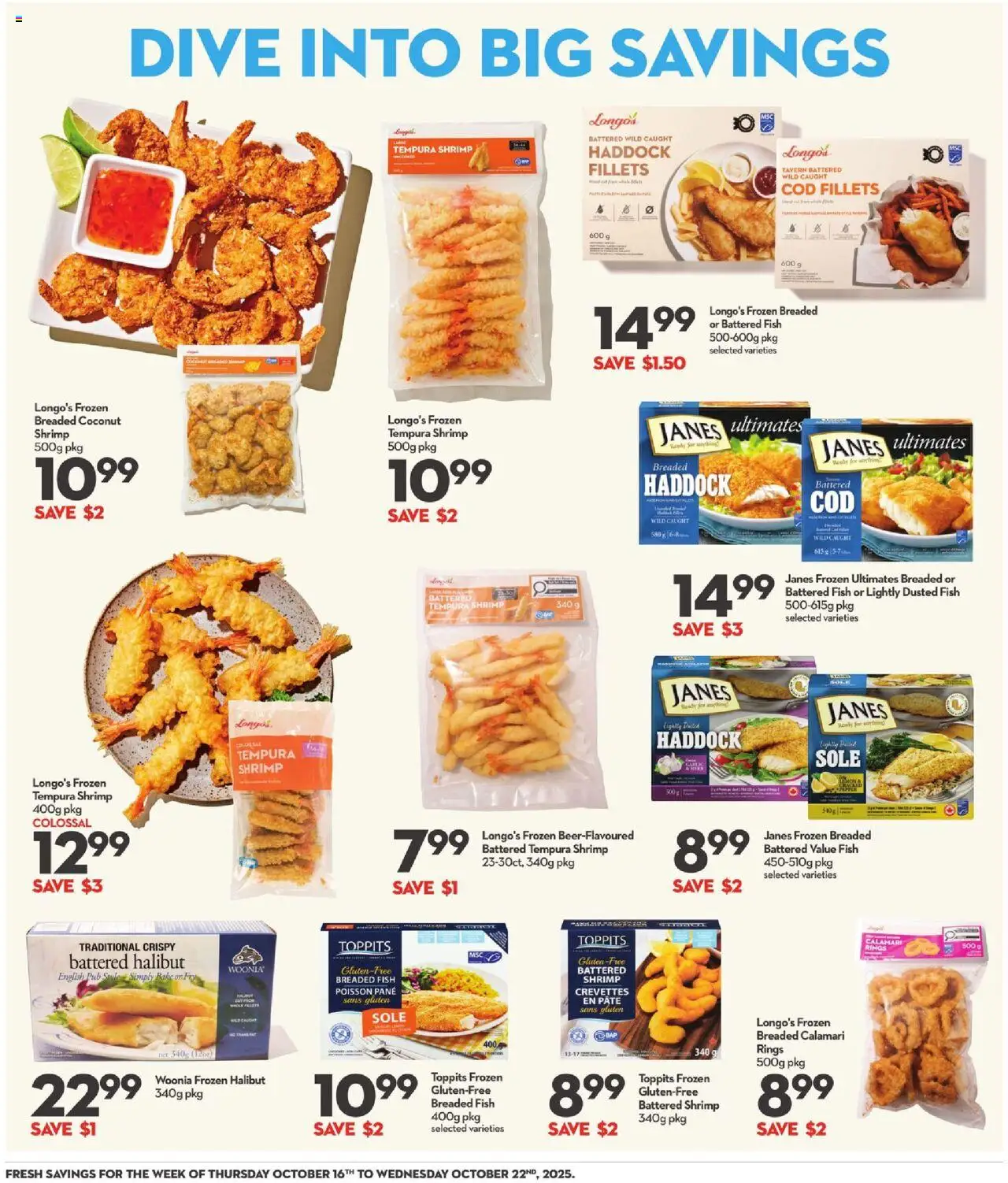 Longo's flyer valid from 16.10.2025 | Page: 11 | Products: Fish