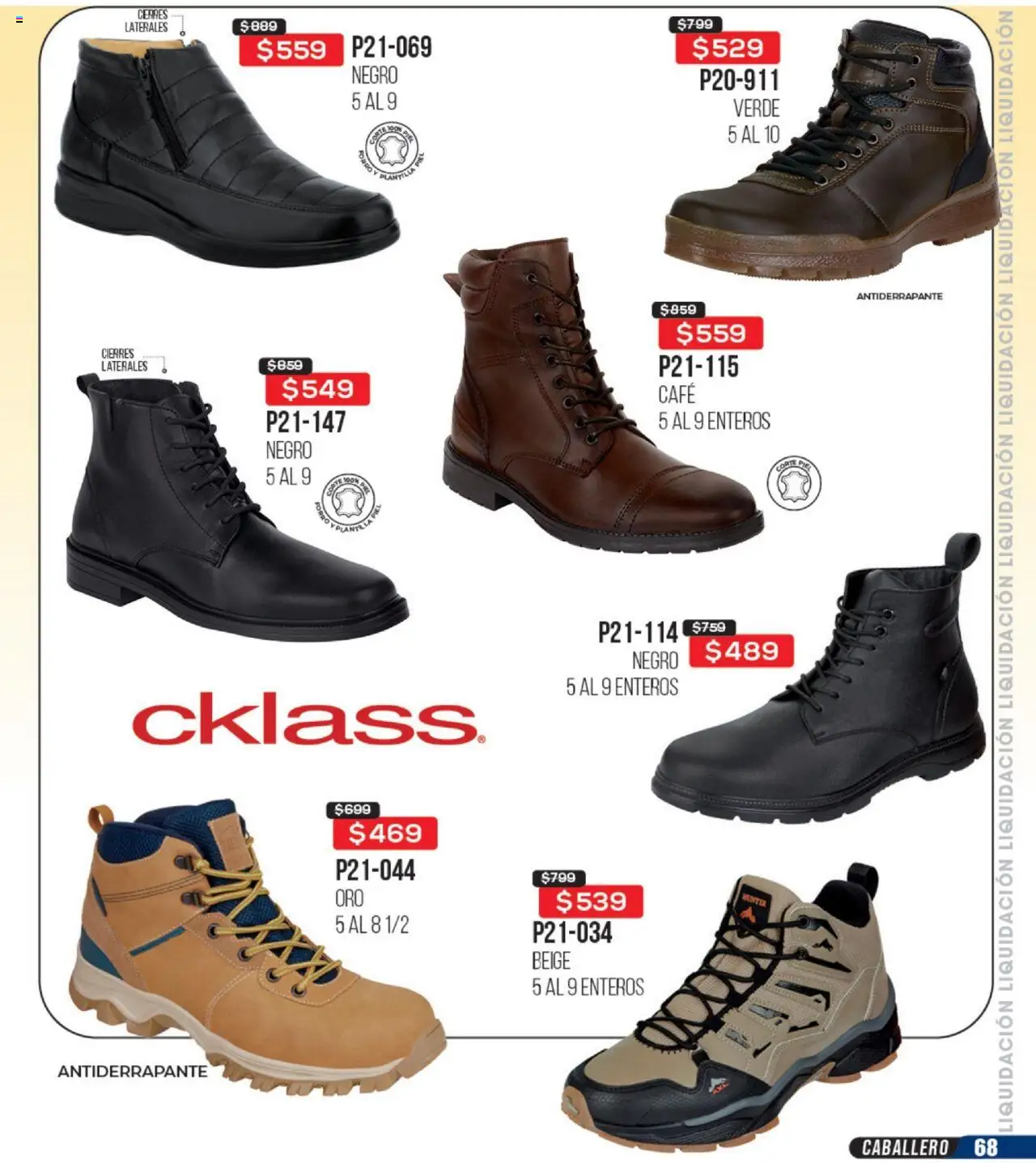Nuevas ofertas de Cklass válidas en toda la República Mexicana desde el 09.09.2025. ¡Encuentra las mejores ofertas en Cklass - Catálogo Liquidacion Calzado! | Página: 69 | Productos: Café