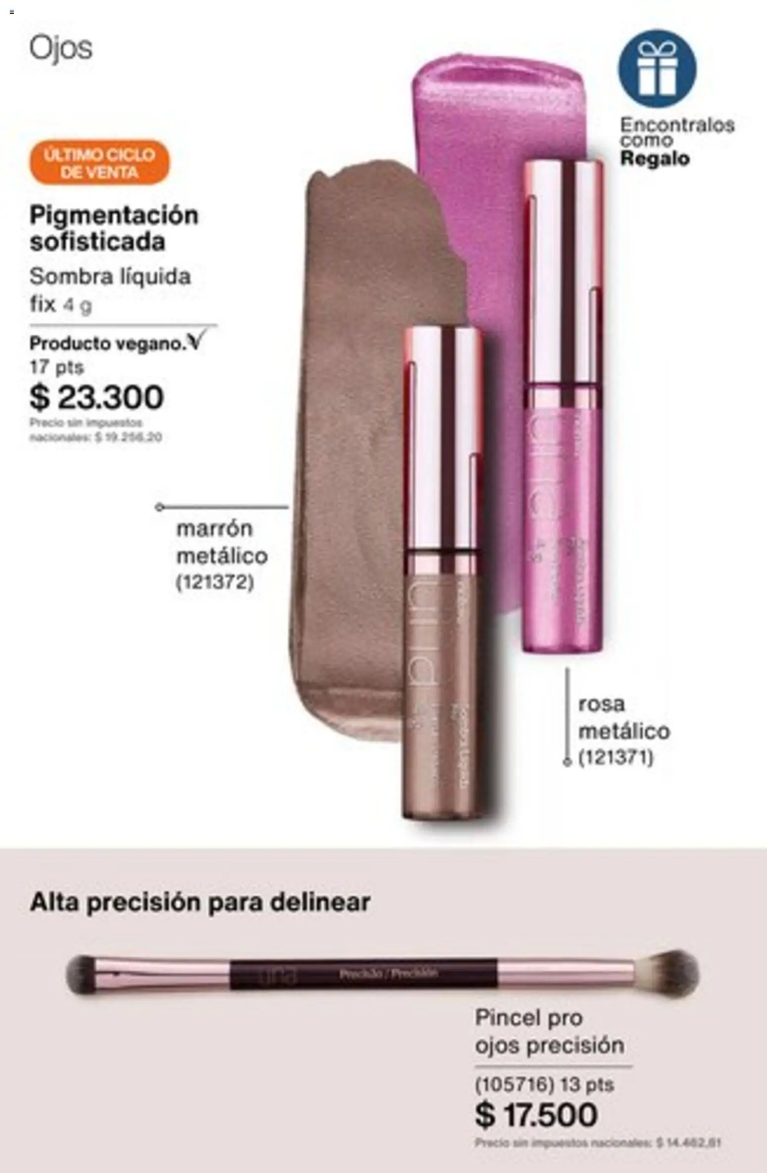 Catálogo Natura Ciclo 1/2026 │ válido desde el 04.12.2025 | Página: 118 | Productos: Pincel, Sombra