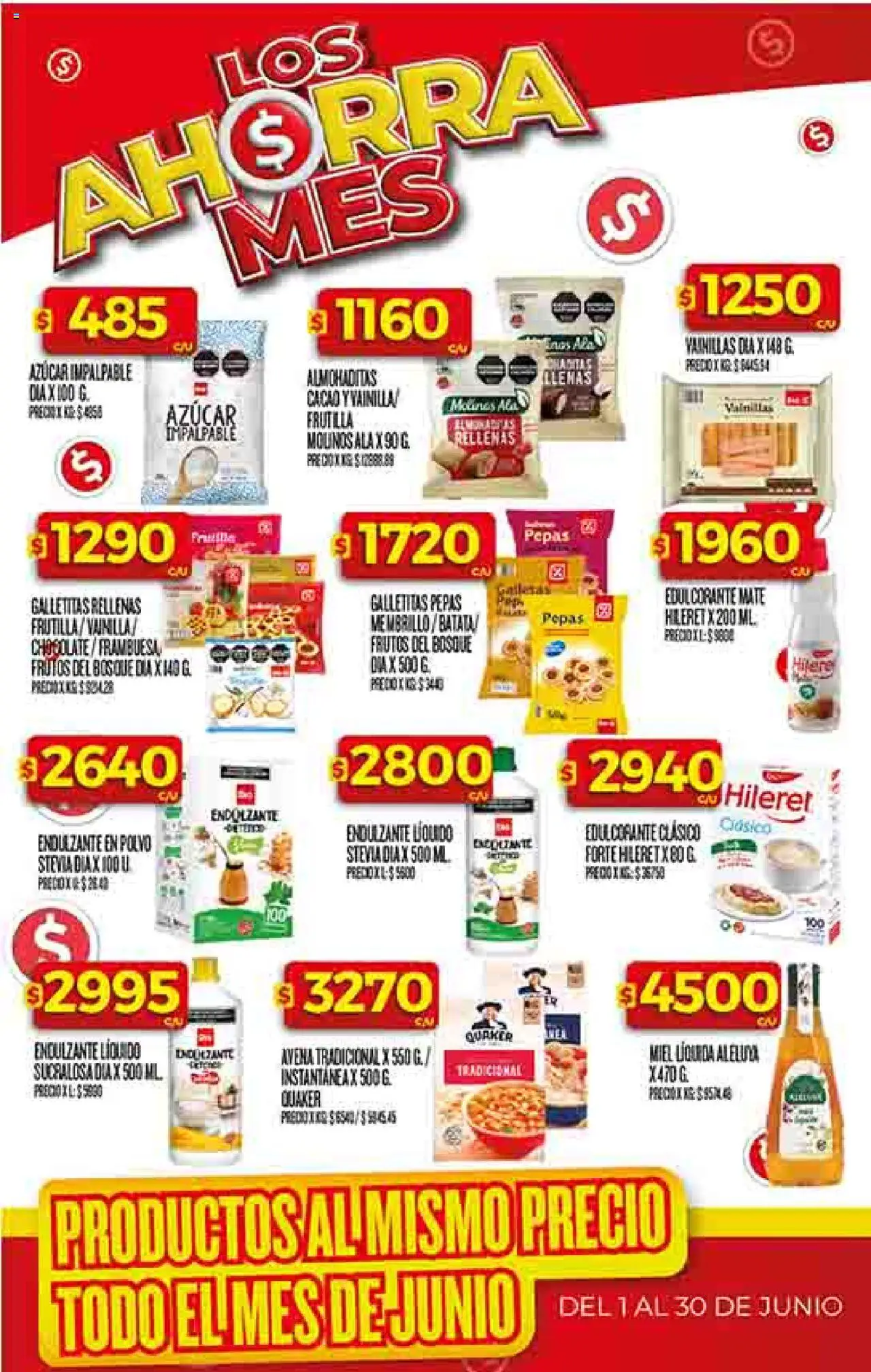 Supermercado DIA Ofertas │ válido desde el 18.06.2025 | Página: 25 | Productos: Galletitas, Frutilla, Edulcorante, Chocolate