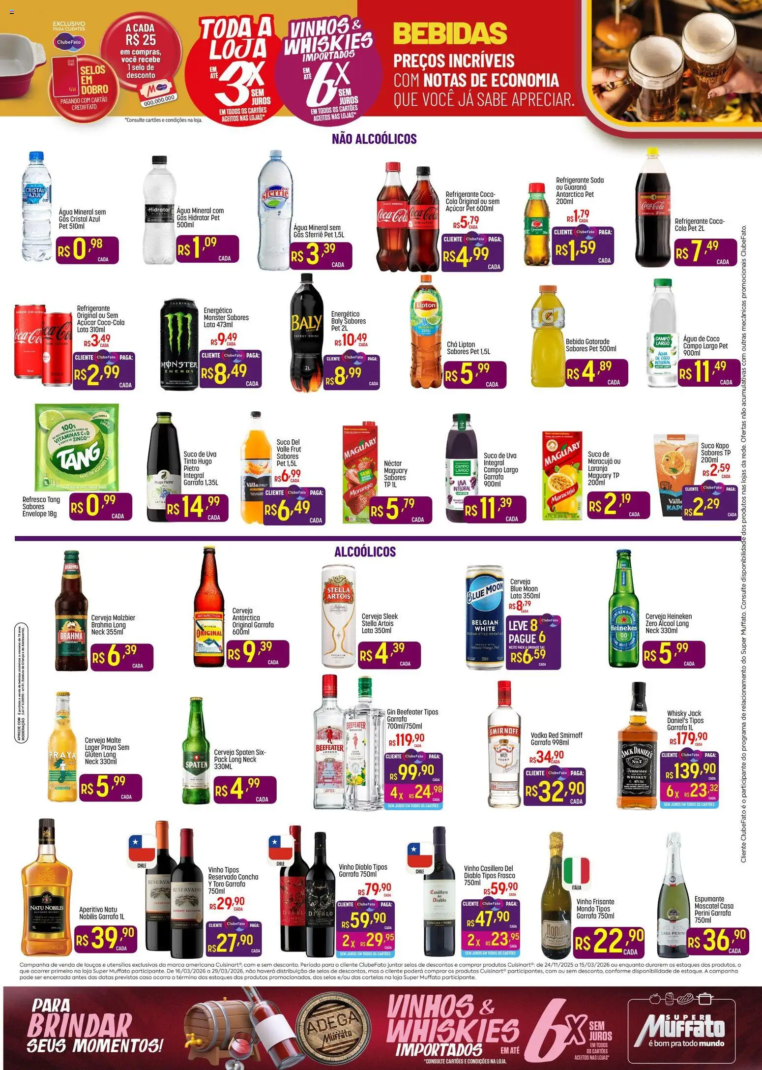 Super Muffato Folheto - válido de 02.02.2026 | Página: 5 | Produtos: Água de coco, Whisky, Envelope, Monster