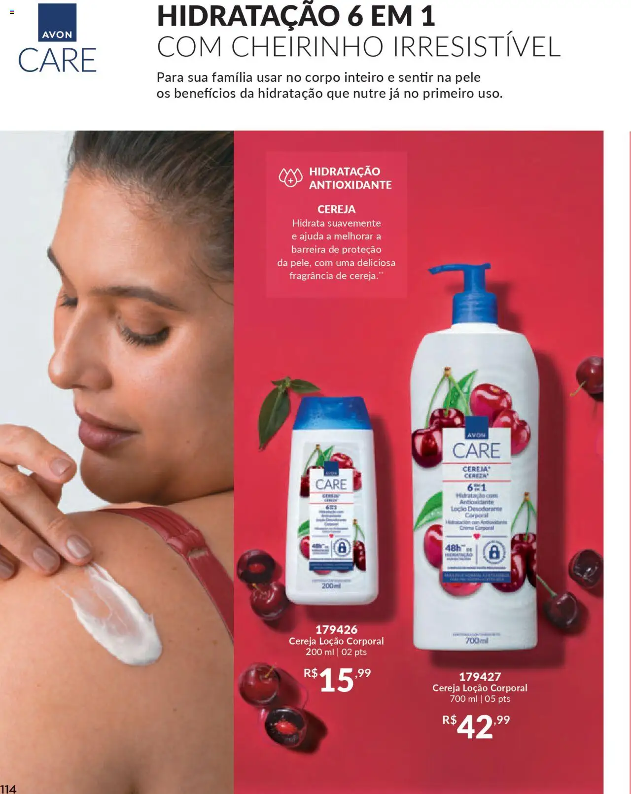 Avon Folheto - válido de 13.08.2025 | Página: 114 | Produtos: Cereja, Fragrância, Desodorante