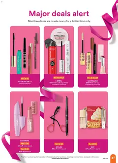 Preview of Ulta Beauty weekly ads valid from 23.11.2025 | Page: 47 | Products: Powder, Mascara, Eyeliner