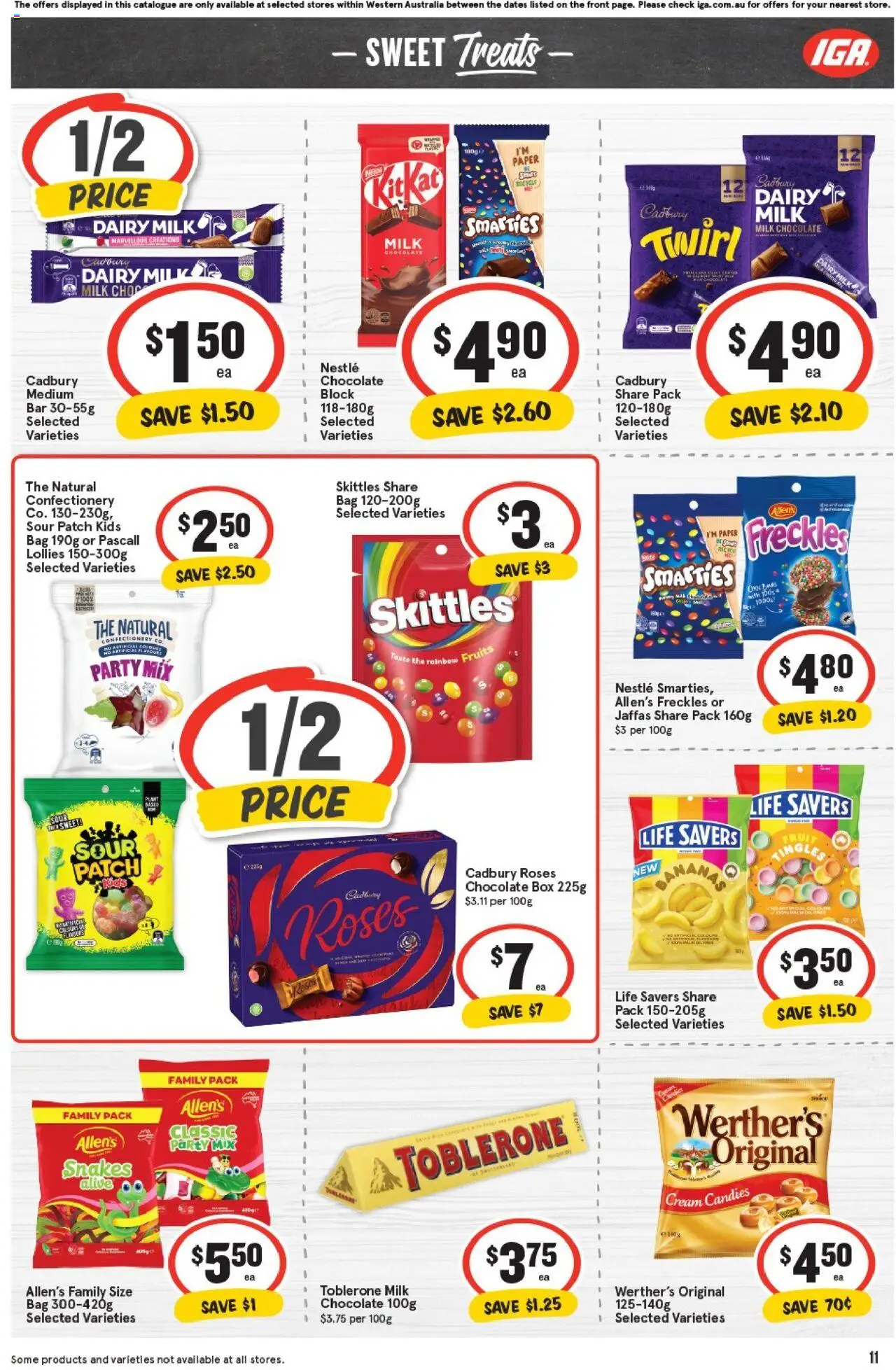 IGA catalogue - valid from 08.10.2025 | Page: 14 | Products: Box, Chocolate, Cream, Bag