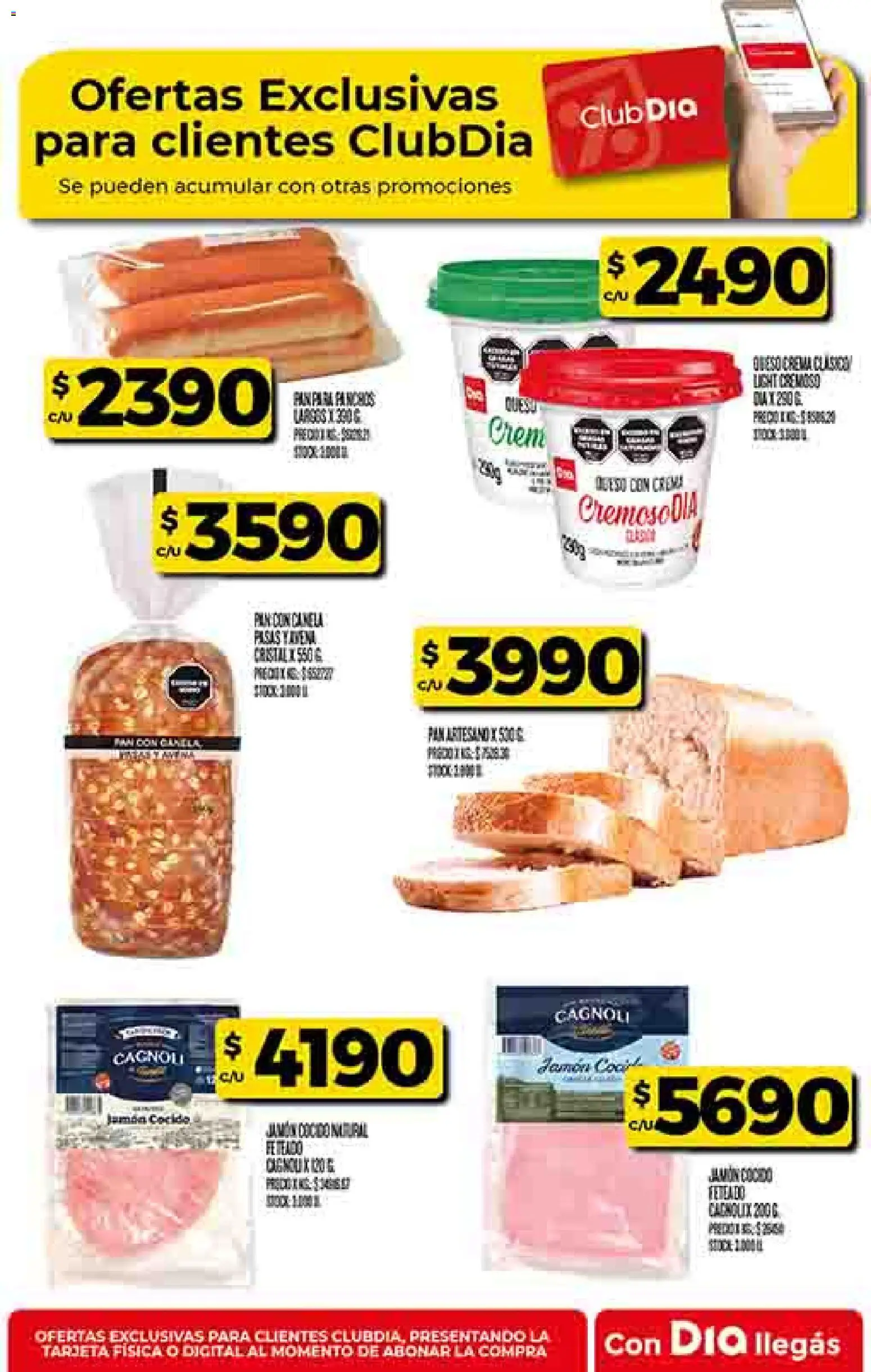 Supermercado DIA Ofertas │ válido desde el 25.03.2026 | Página: 57 | Productos: Queso crema, Queso, Pan, Crema