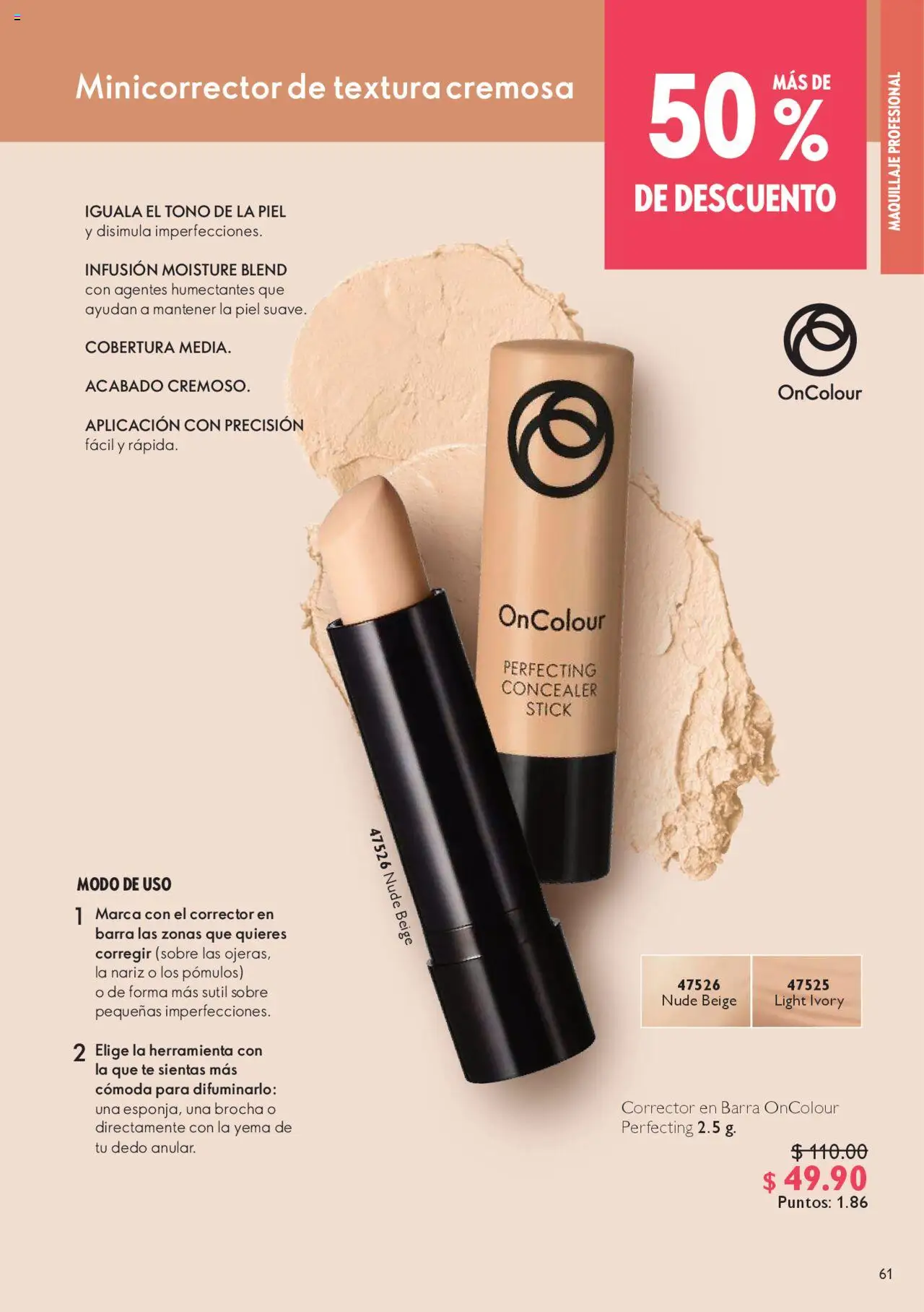 Nuevas ofertas de Oriflame válidas en toda la República Mexicana desde el 04.10.2025. ¡Encuentra las mejores ofertas en Oriflame - Campaña 14 2025! | Página: 61 | Productos: Barra, Té, Maquillaje, Corrector