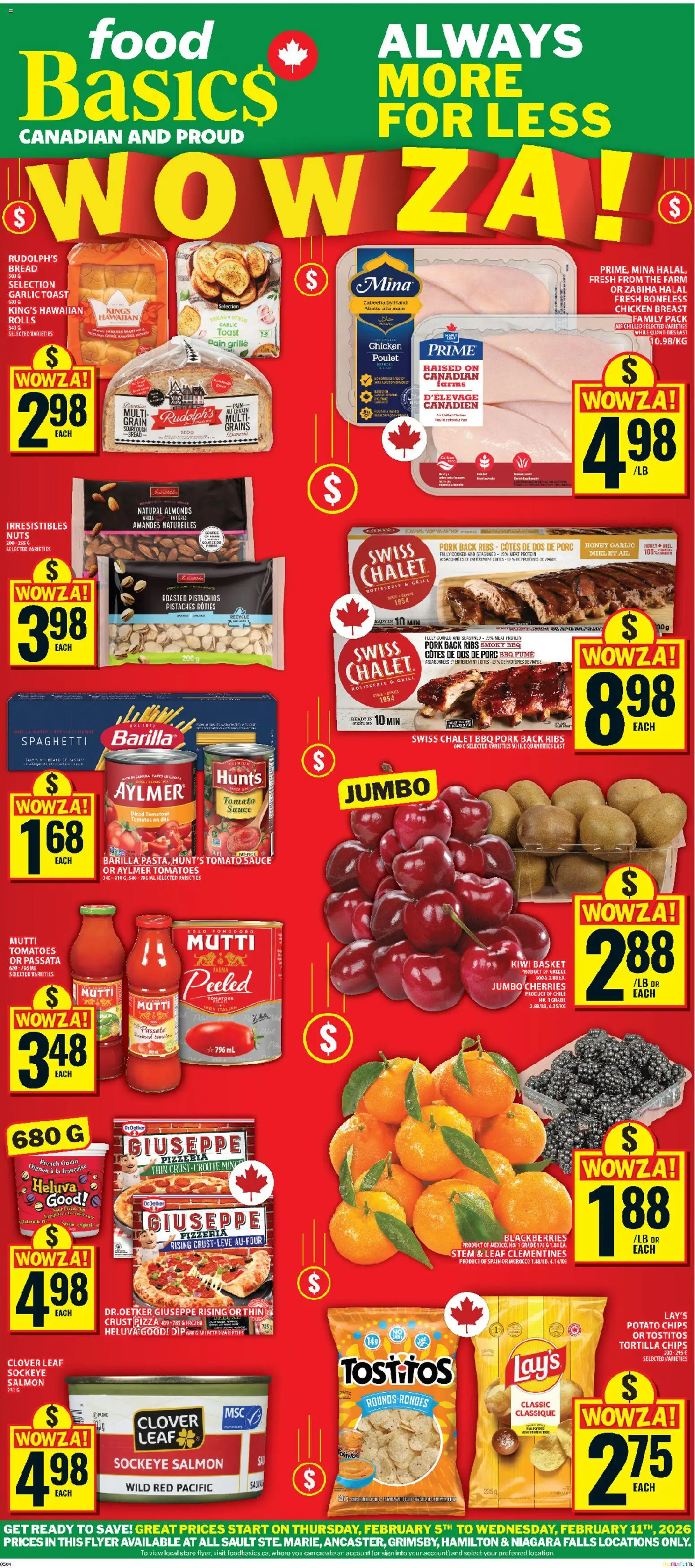 Food Basics flyer valid from 05.02.2026 | Page: 1