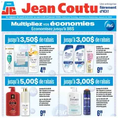 Preview of Jean Coutu - Circulaire plus de rabais from shop Jean Coutu valid from 08.01.2026