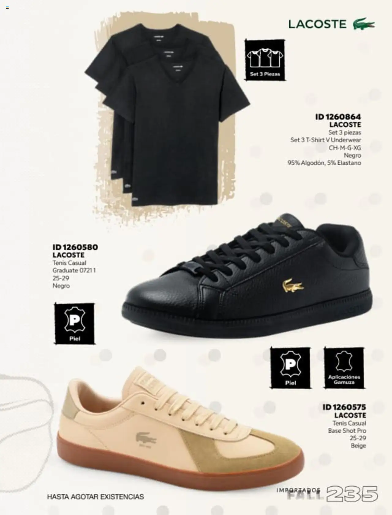 Nuevas ofertas de Price Shoes válidas en toda la República Mexicana desde el 18.08.2025. ¡Encuentra las mejores ofertas en Price Shoes - Catálogo Fall Importados! | Página: 235 | Productos: Tenis, Gamuza, Shot