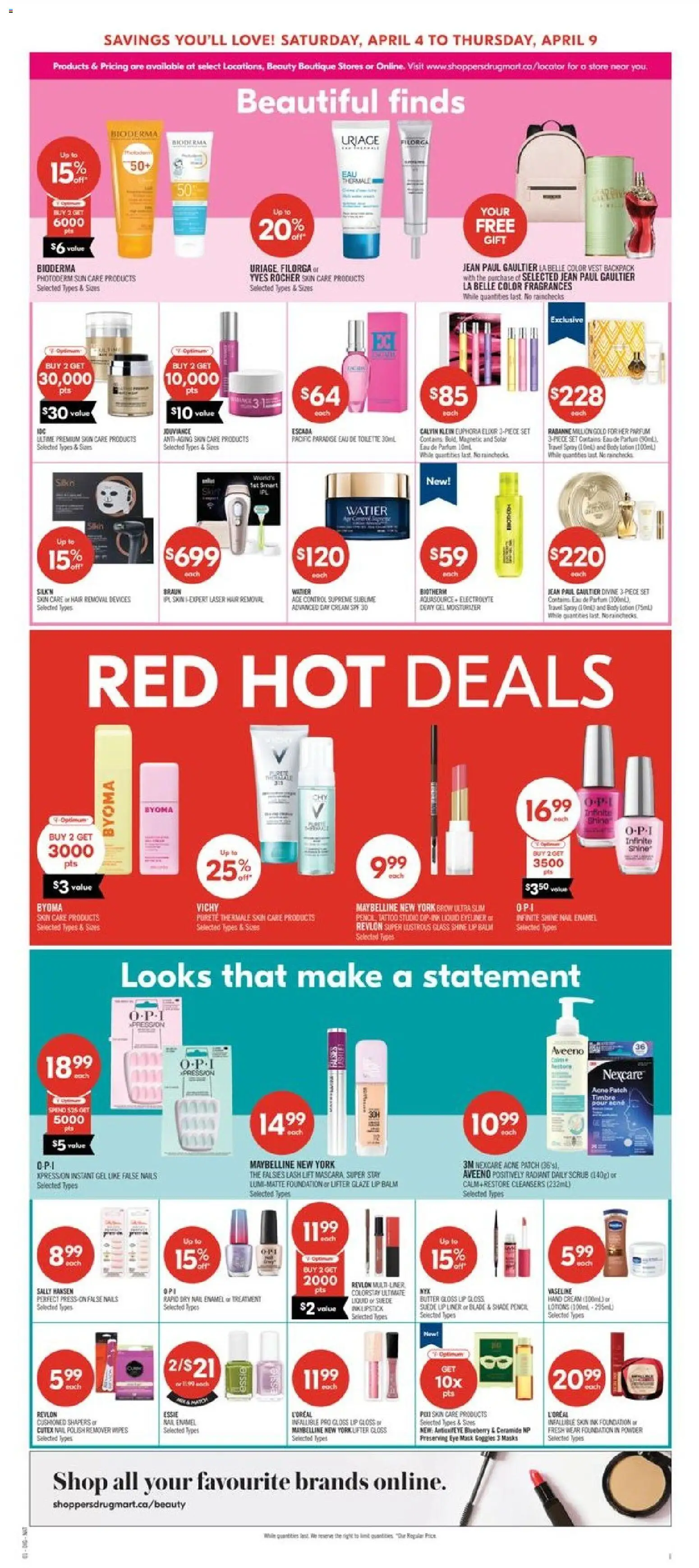 Shoppers flyer valid from 03.04.2026 | Page: 18 | Products: Eyeliner, Mask, Butter, Vest