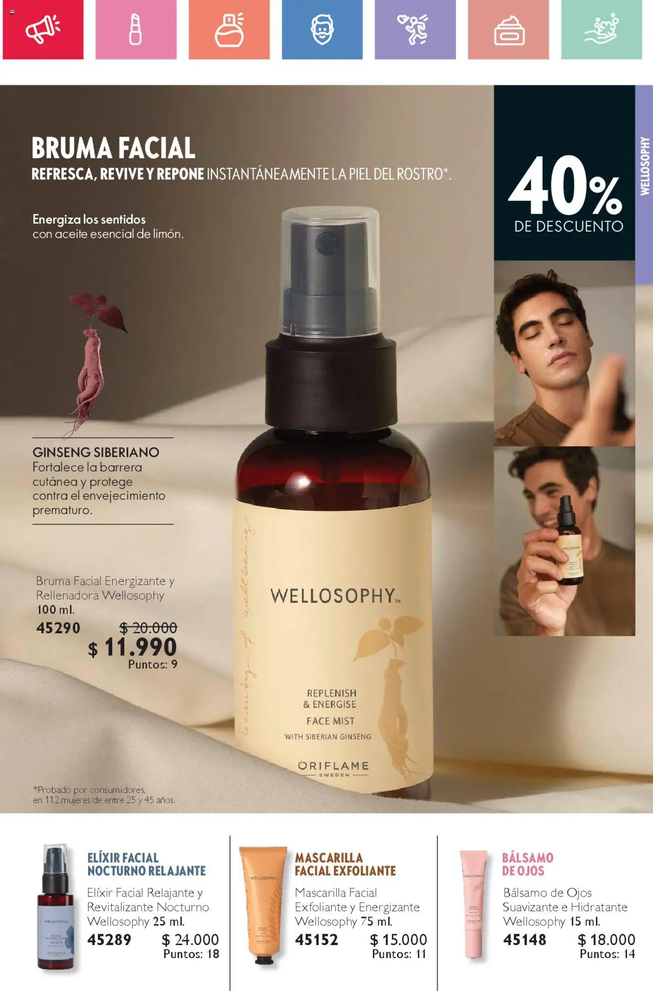 Oriflame catálogo │ válido desde el 02.08.2025 | Página: 41 | Productos: Bruma facial, Bálsamo, Suavizante, Mascarilla