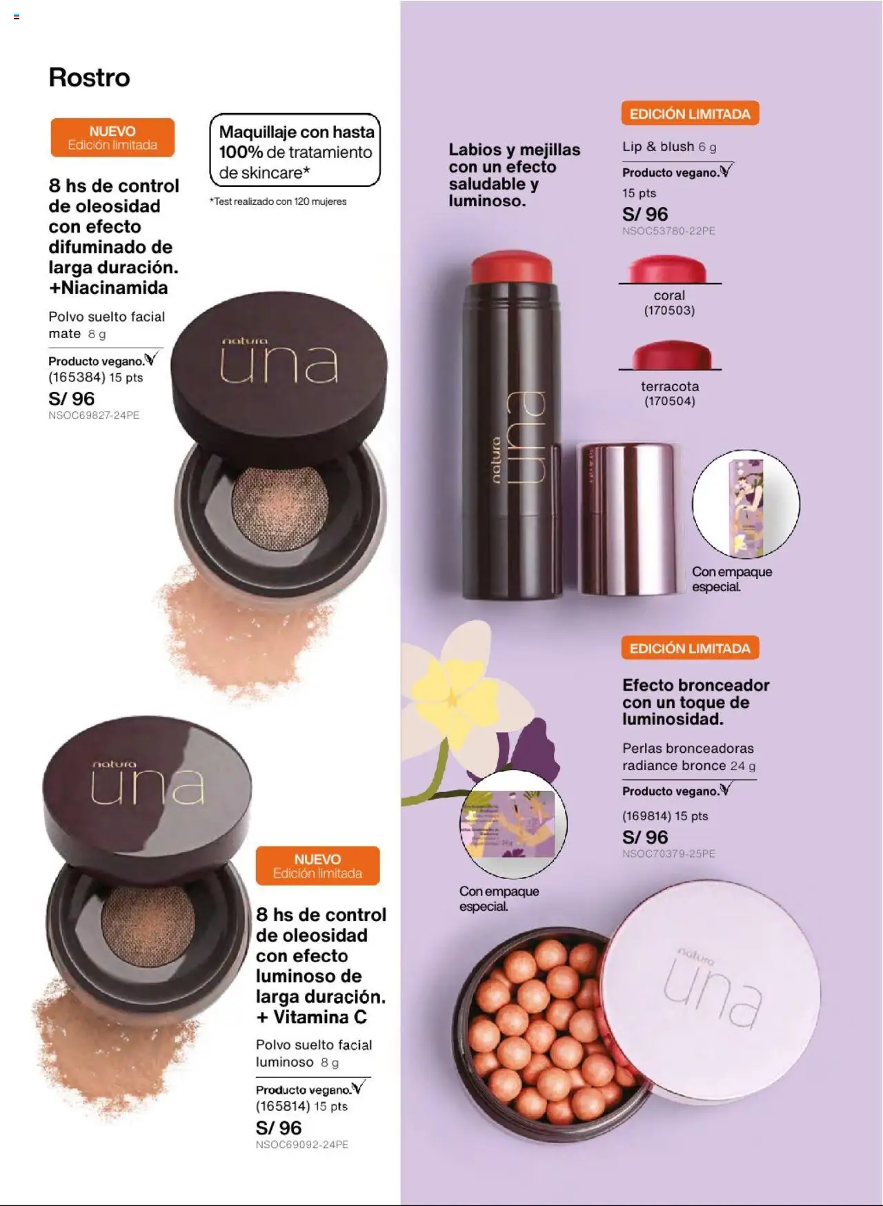 Catálogo Natura válido desde 13.06.2025 | Página: 29 | Productos: Empaque, Maquillaje, Polvo, Bronceador